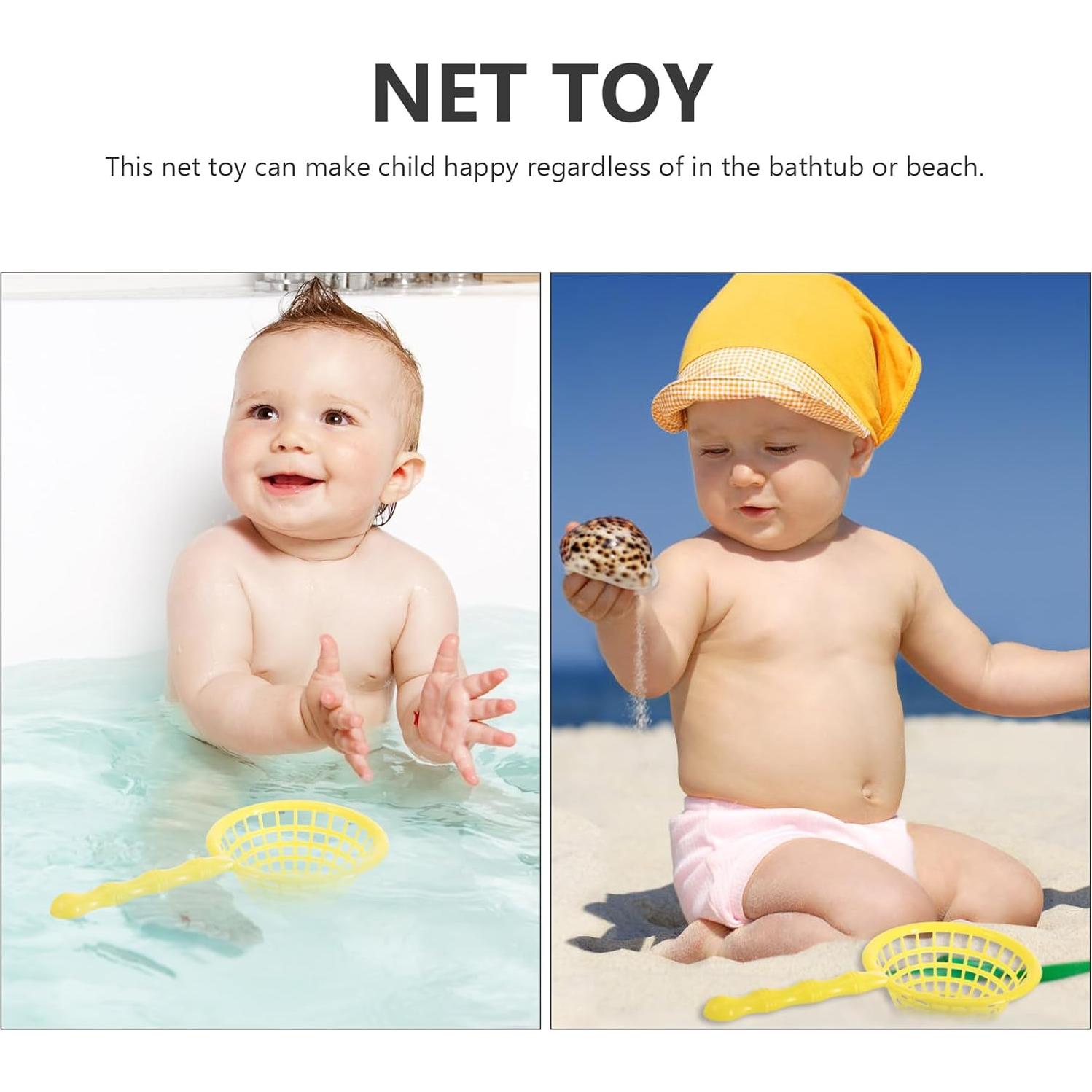 10pcs Red de Pesca de Plástico ifundom para Adolescentes