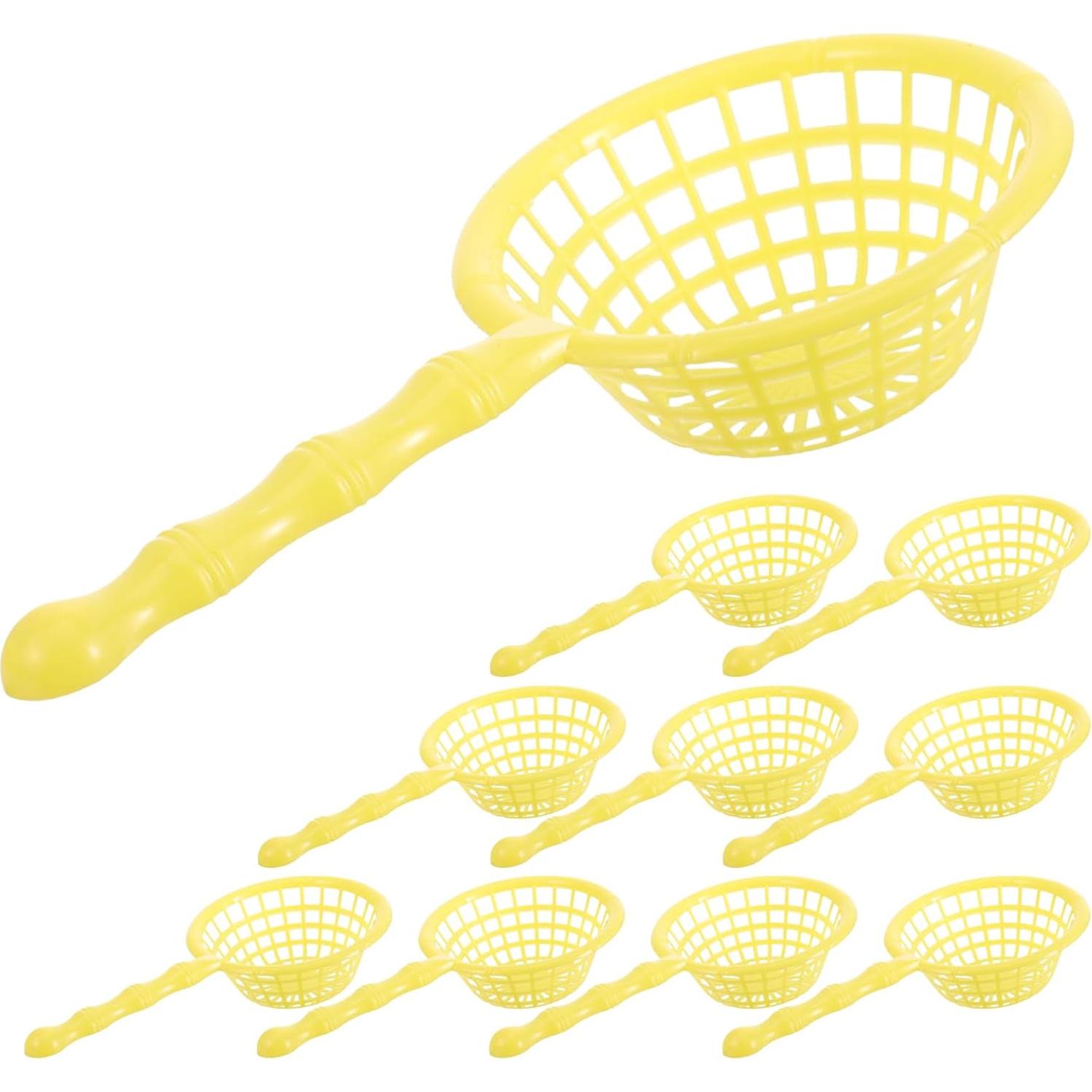 10pcs Red de Pesca de Plástico ifundom para Adolescentes