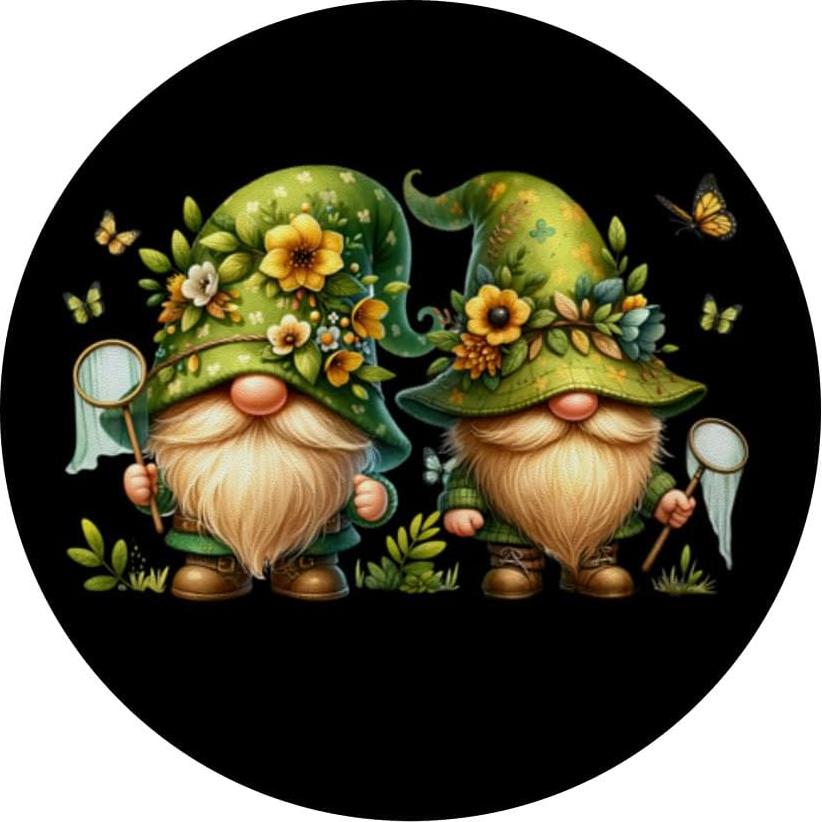 PopSockets PopGrip Estándar Gnomos de Primavera con Mariposas
