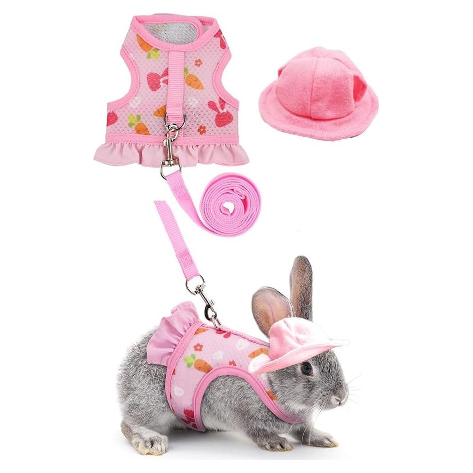 Conjunto Arnés Correa Sombrero Noppiku para Animales Pequeños