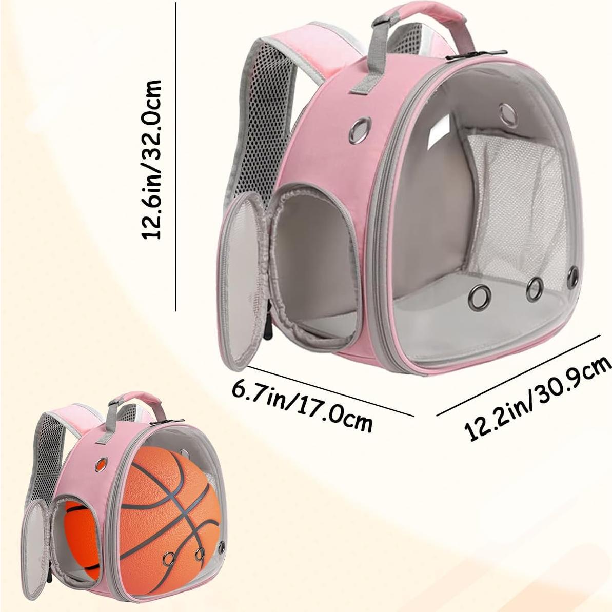 Mochila Transportadora para Mascotas LAIRIES Rosa 31x17x32 cm