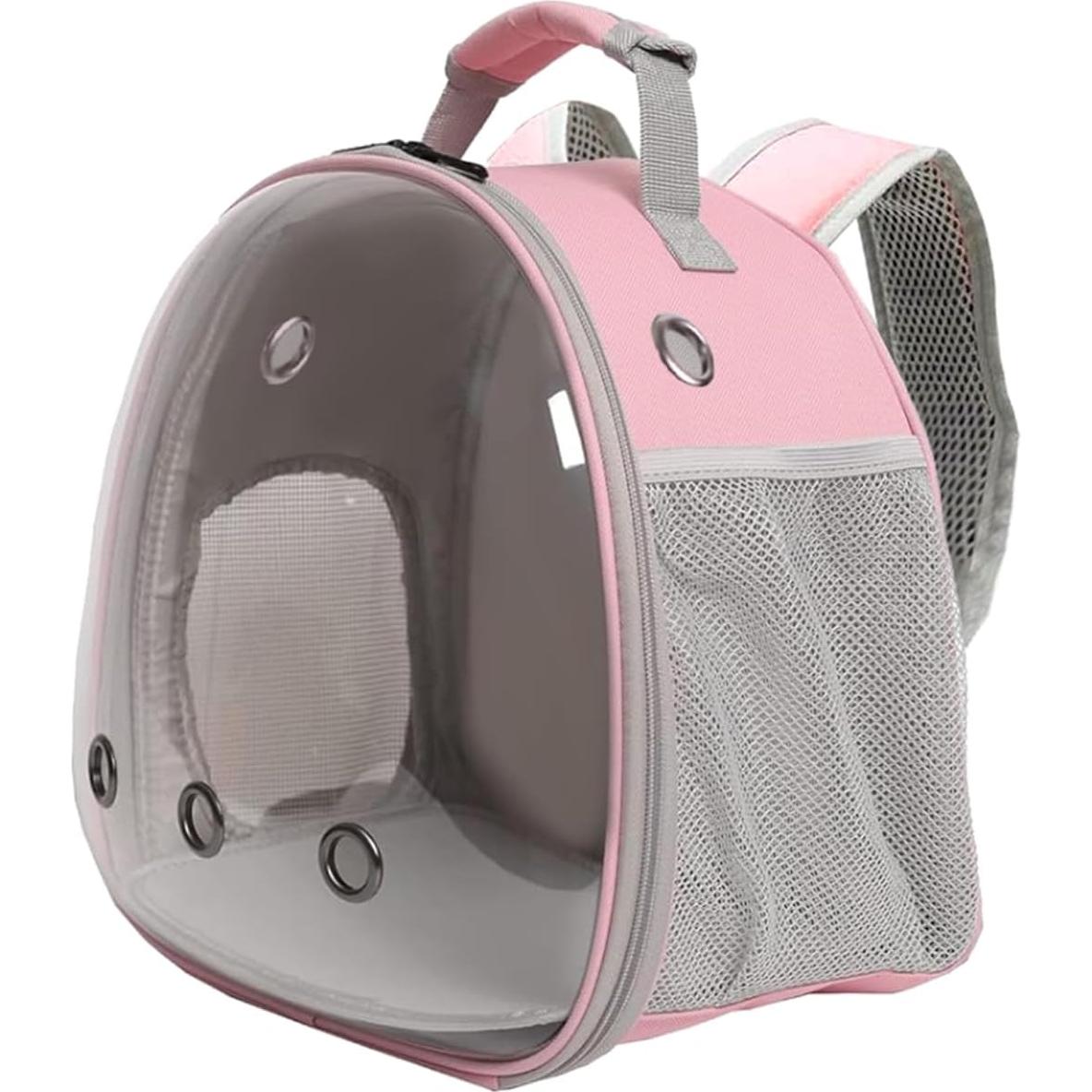 Mochila Transportadora para Mascotas LAIRIES Rosa 31x17x32 cm