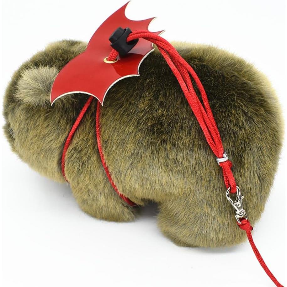 Correa y Arnés Ajustable VANZACK para Hámster y Animales Pequeños