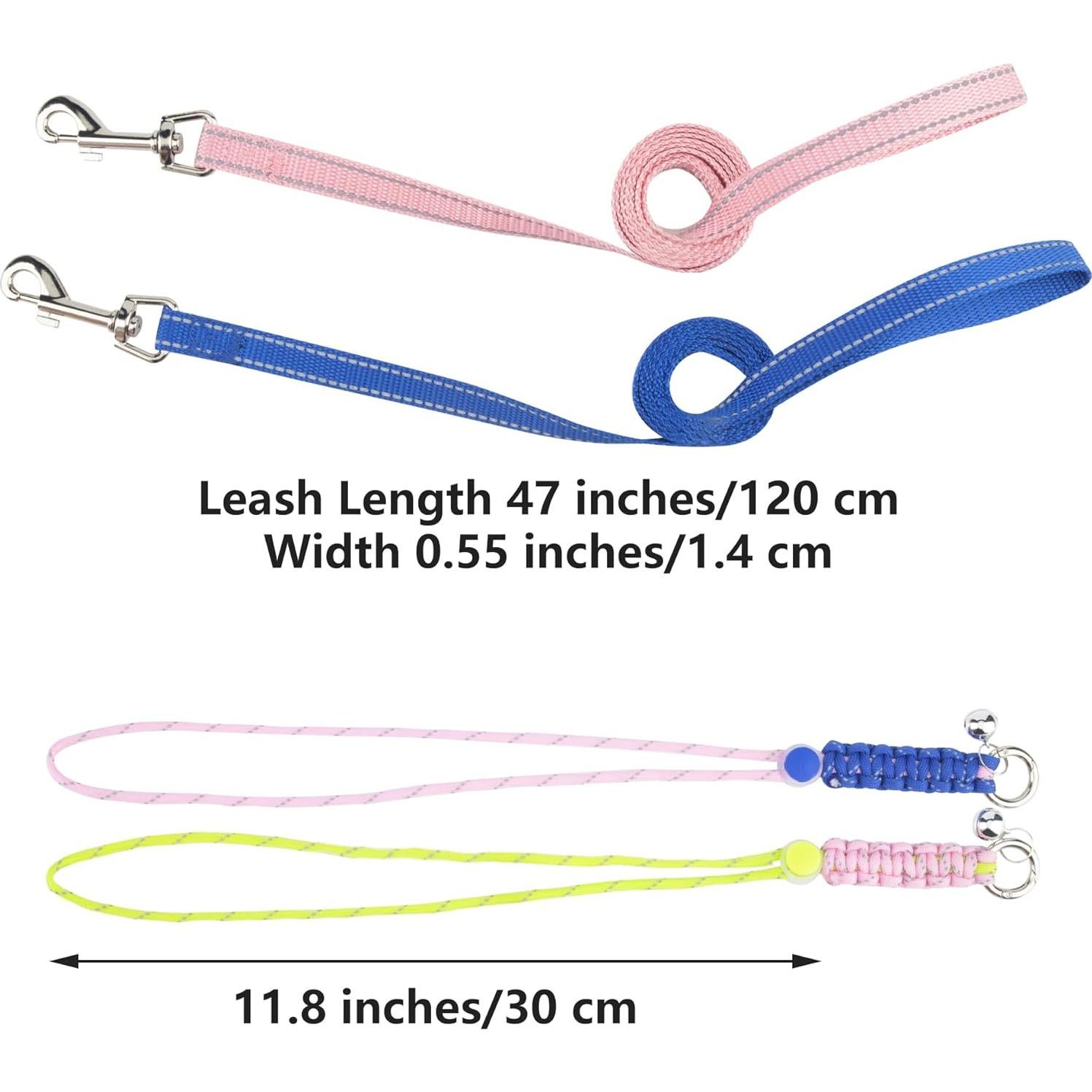 Arnés y Correa Reflectante Gagiland para Mascotas Pequeñas