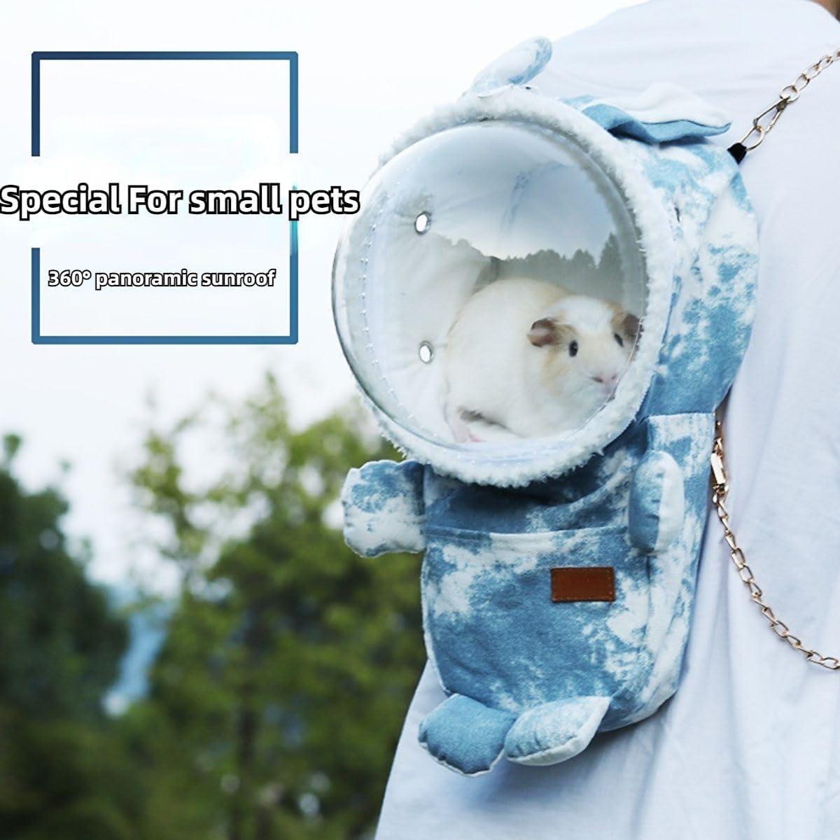 Bolsa de Transporte para Hámster y Pequeños Animales Gris