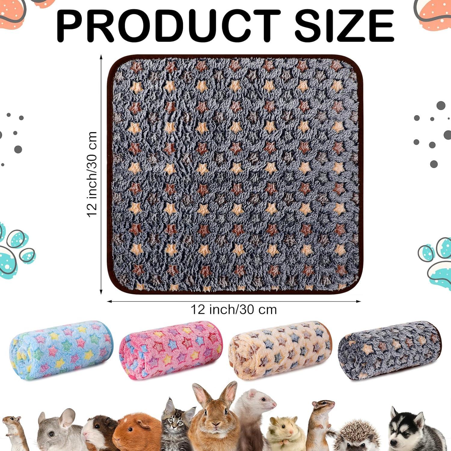 8 Forros de Cama para Jaula de Cobayas Tudomro 30x30 cm