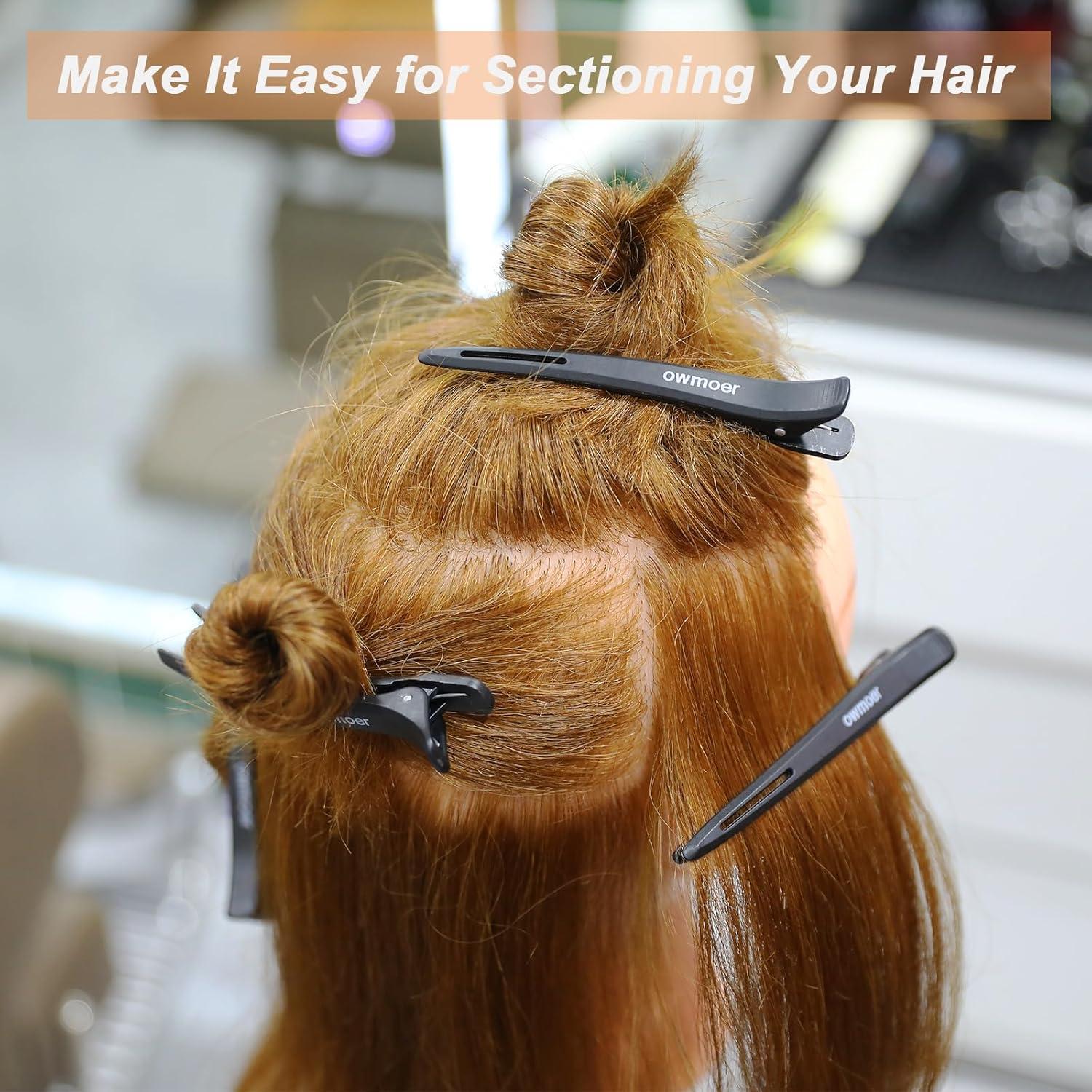 Pinzas de Pelo Profesionales Antideslizantes 6pcs 11.94cm