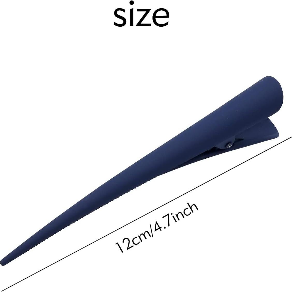 10 Clips de Pelo Tipo Cocodrilo Dizila 12 cm Antideslizantes