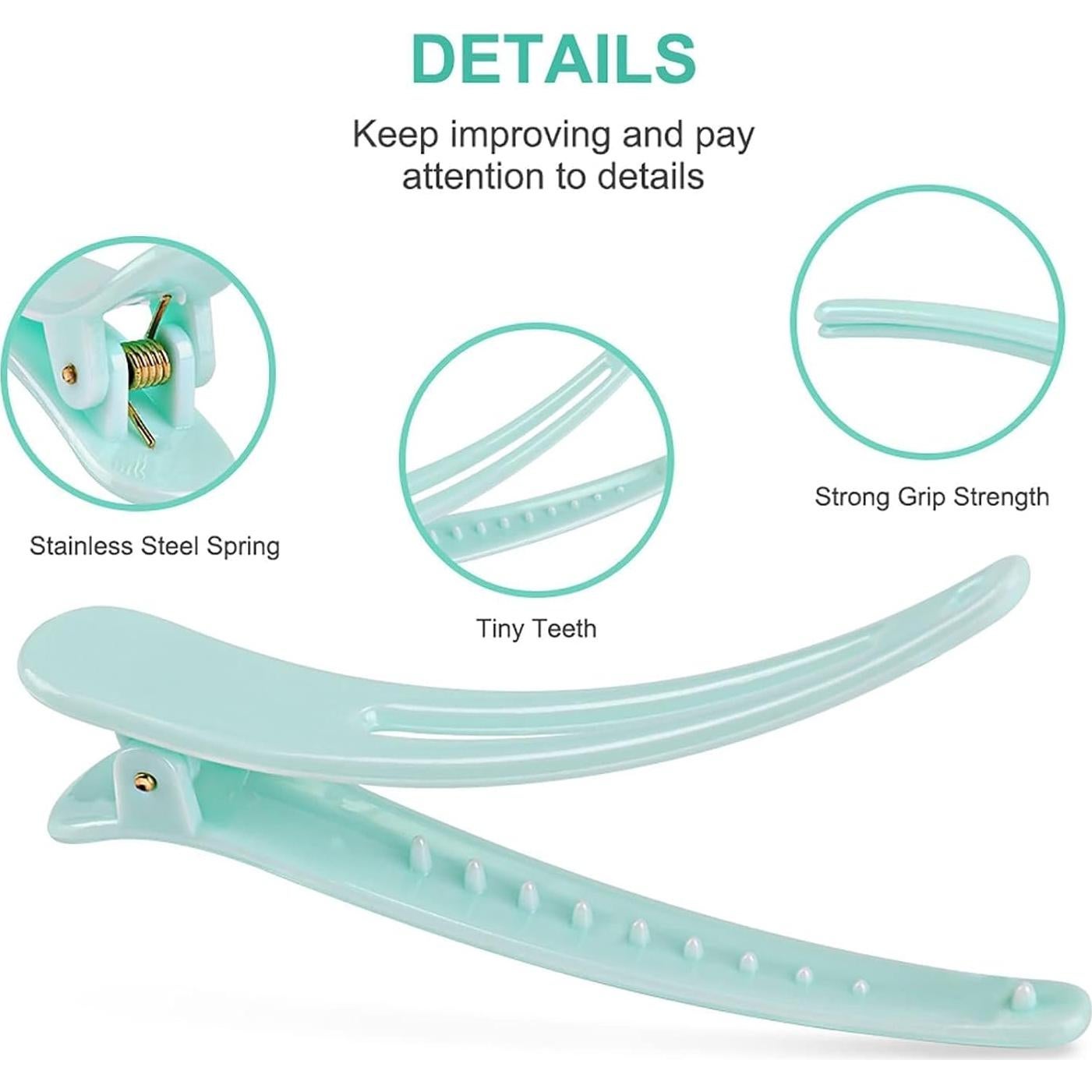 Paquete de 12 Clips para el Cabello Rioa - Antideslizantes Multicolor