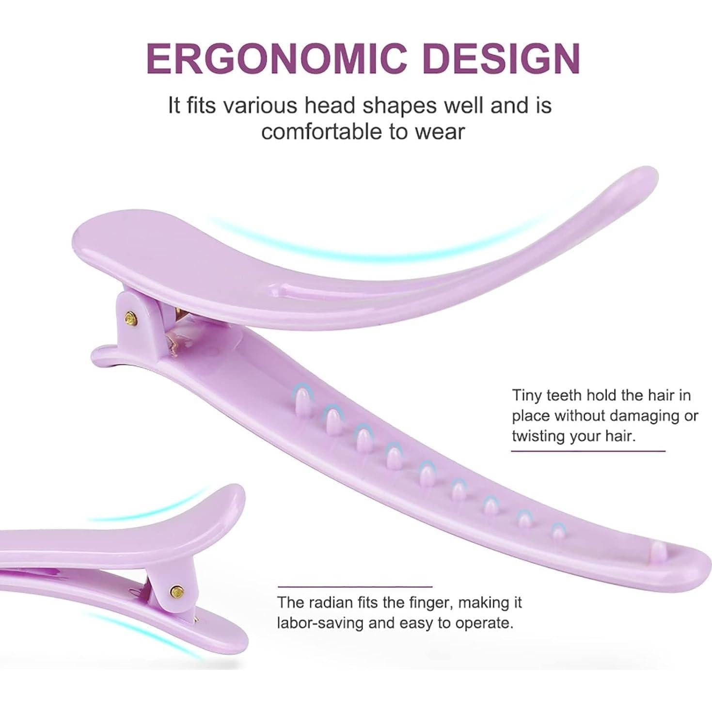 Paquete de 12 Clips para el Cabello Rioa - Antideslizantes Multicolor