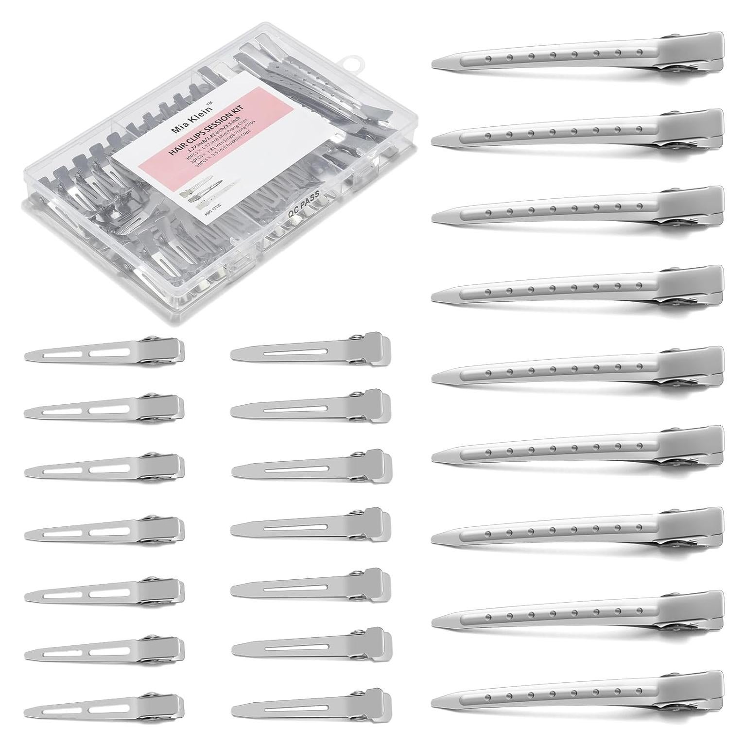 Juego de Clips de Pelo de Metal ALFRED ZAHN 60 Piezas