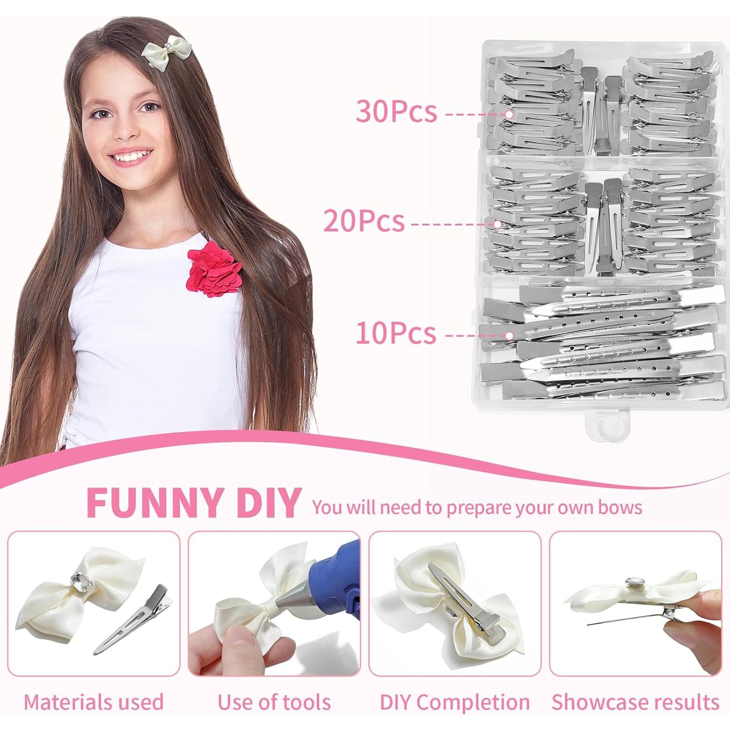 Juego de Clips de Pelo de Metal ALFRED ZAHN 60 Piezas