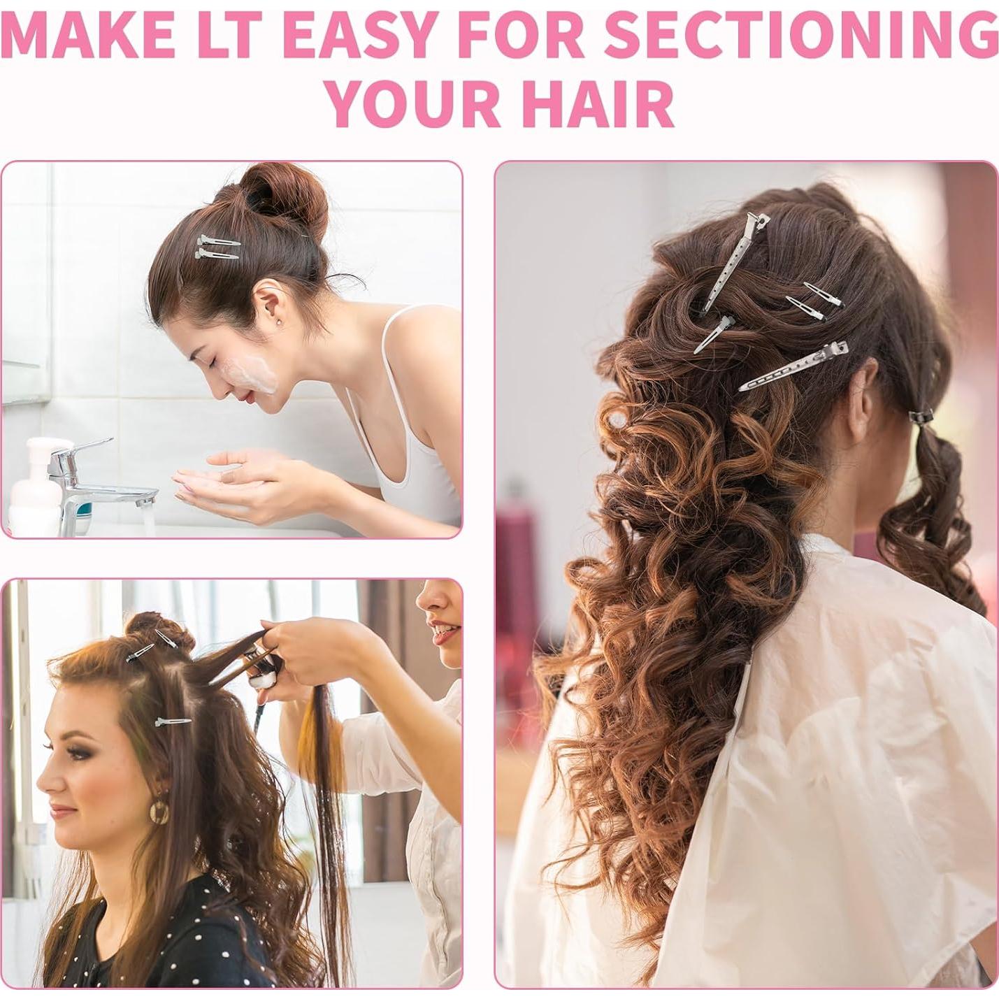 Juego de Clips de Pelo de Metal ALFRED ZAHN 60 Piezas