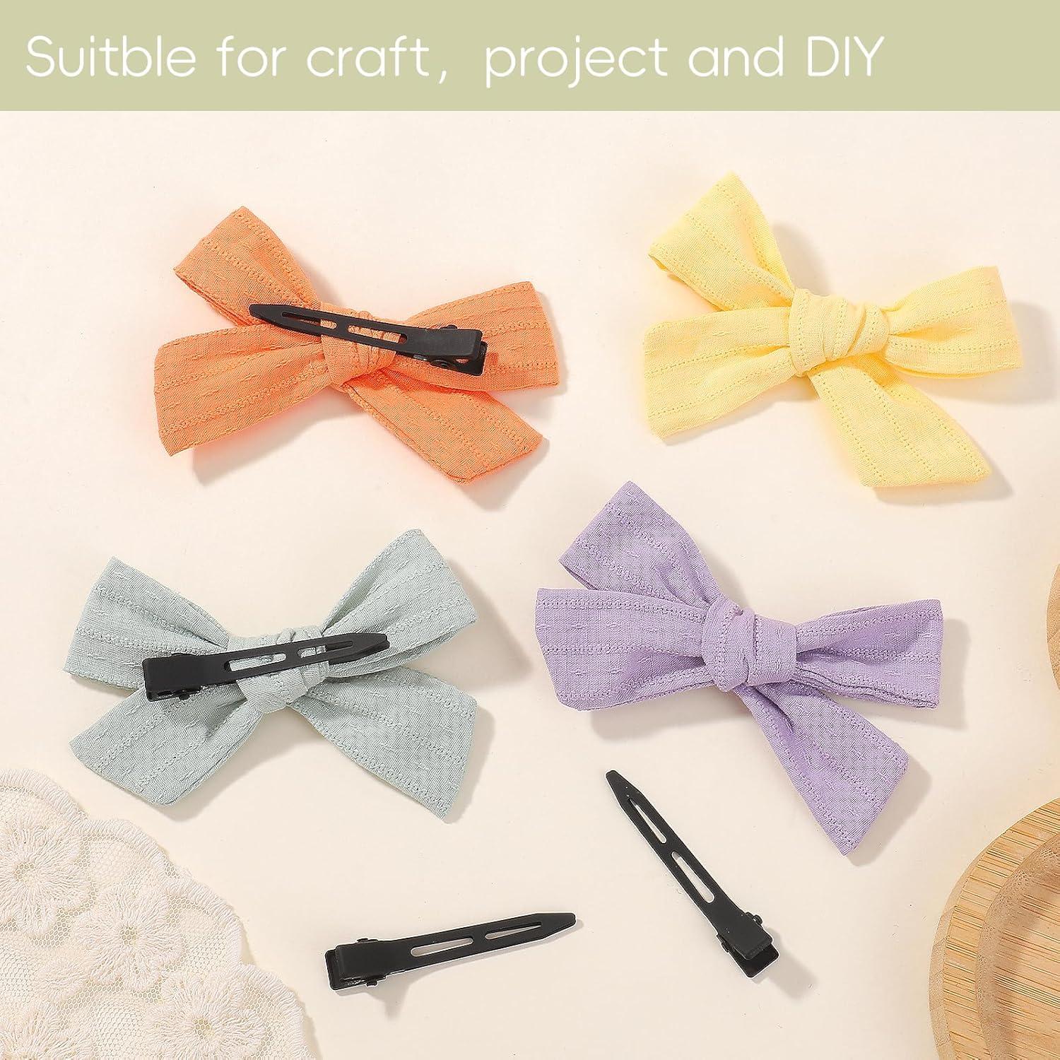 Clips de Cabello Choicbaby 80 PCS 5.6 cm Negros Metalizados