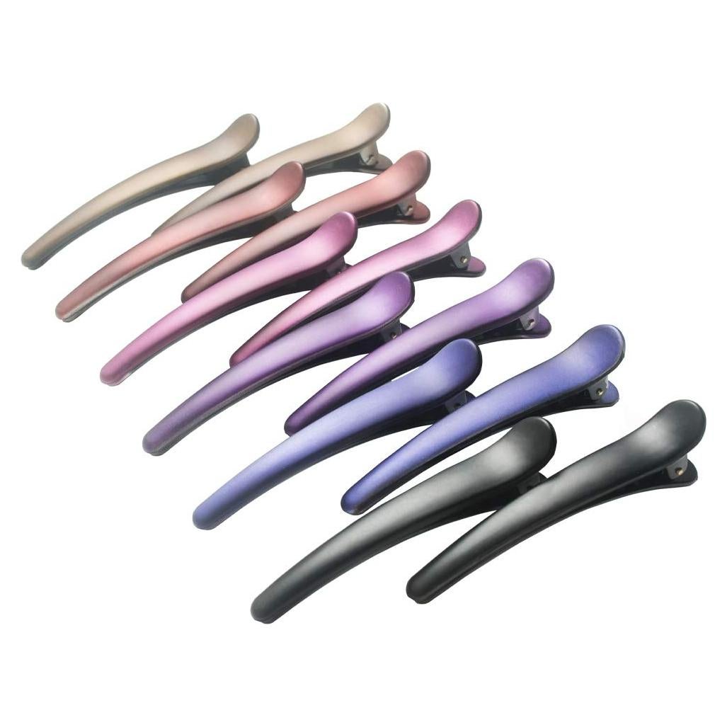 Pinzas para el cabello HAITAO 12 PCS Antideslizantes 8.9 cm