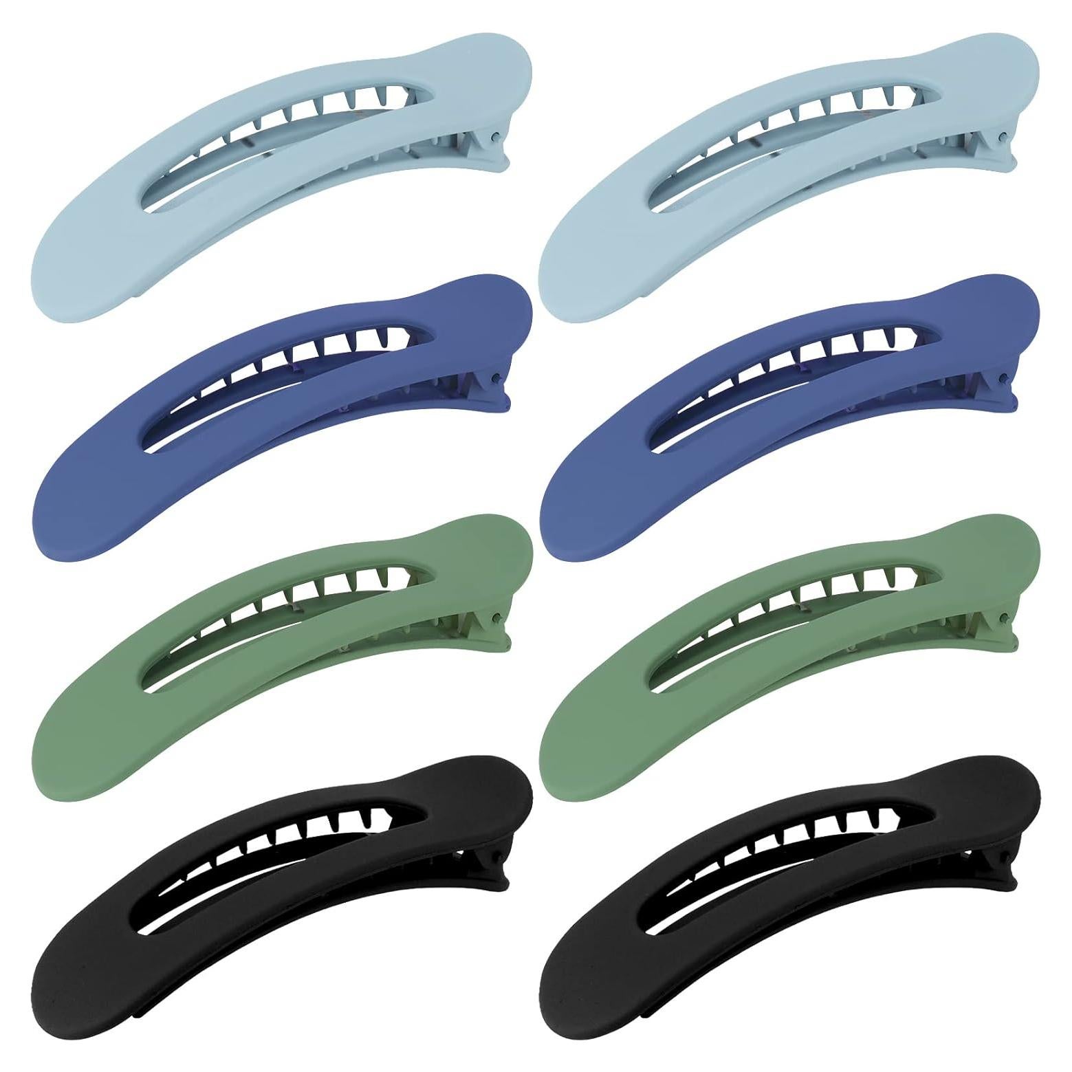 Pinzas para el cabello ACO-UINT - Paquete de 8 antideslizantes