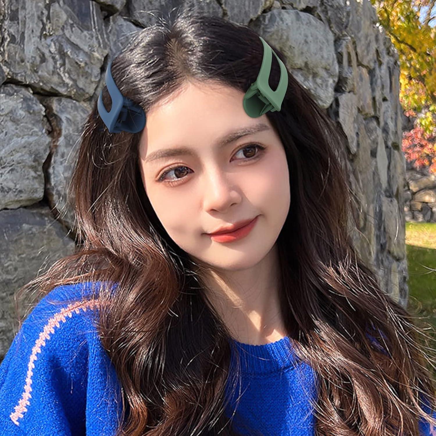 Pinzas para el cabello ACO-UINT - Paquete de 8 antideslizantes