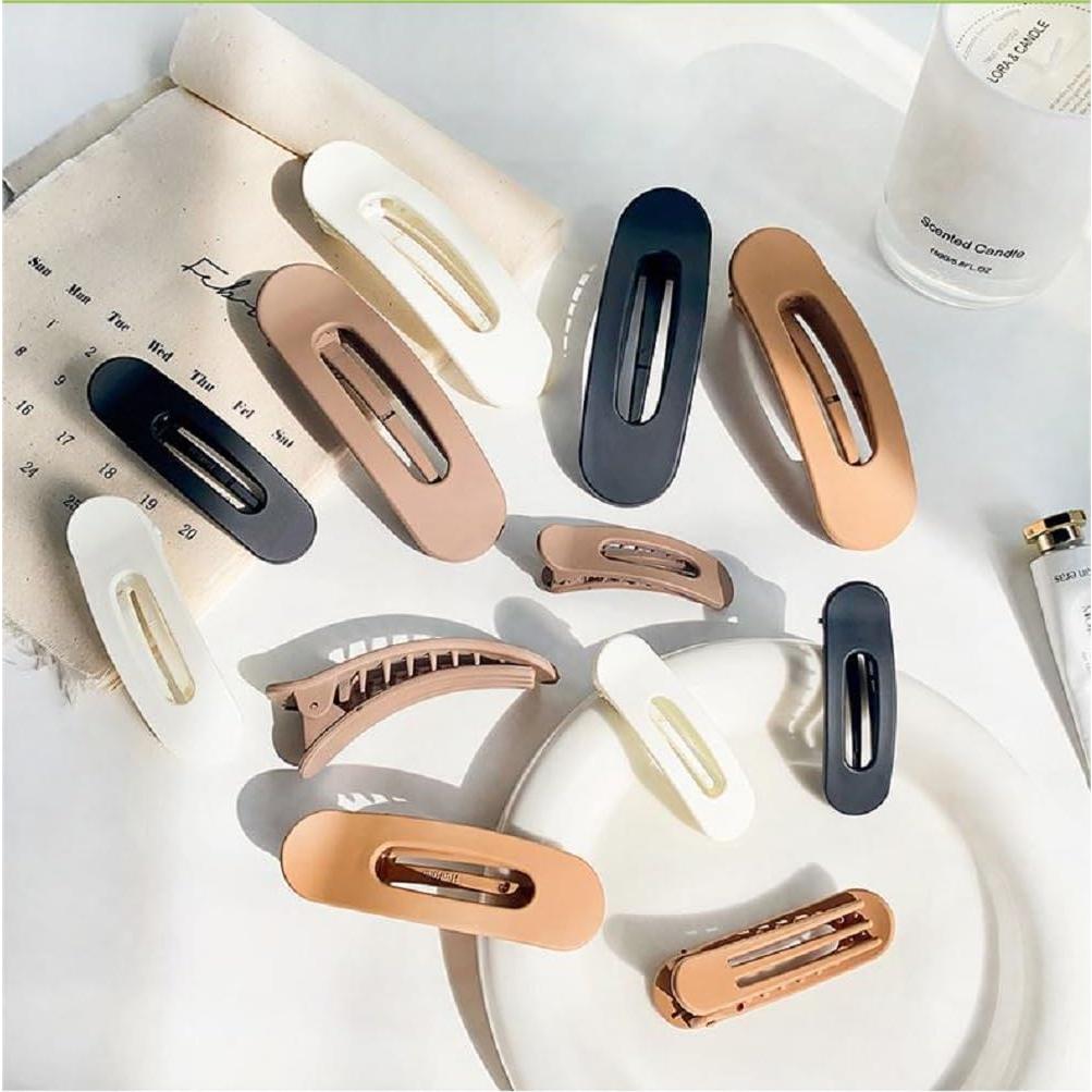 Clips de Pelo Tipo Cocodrilo Ahoney - Paquete de 12, 3 Tamaños