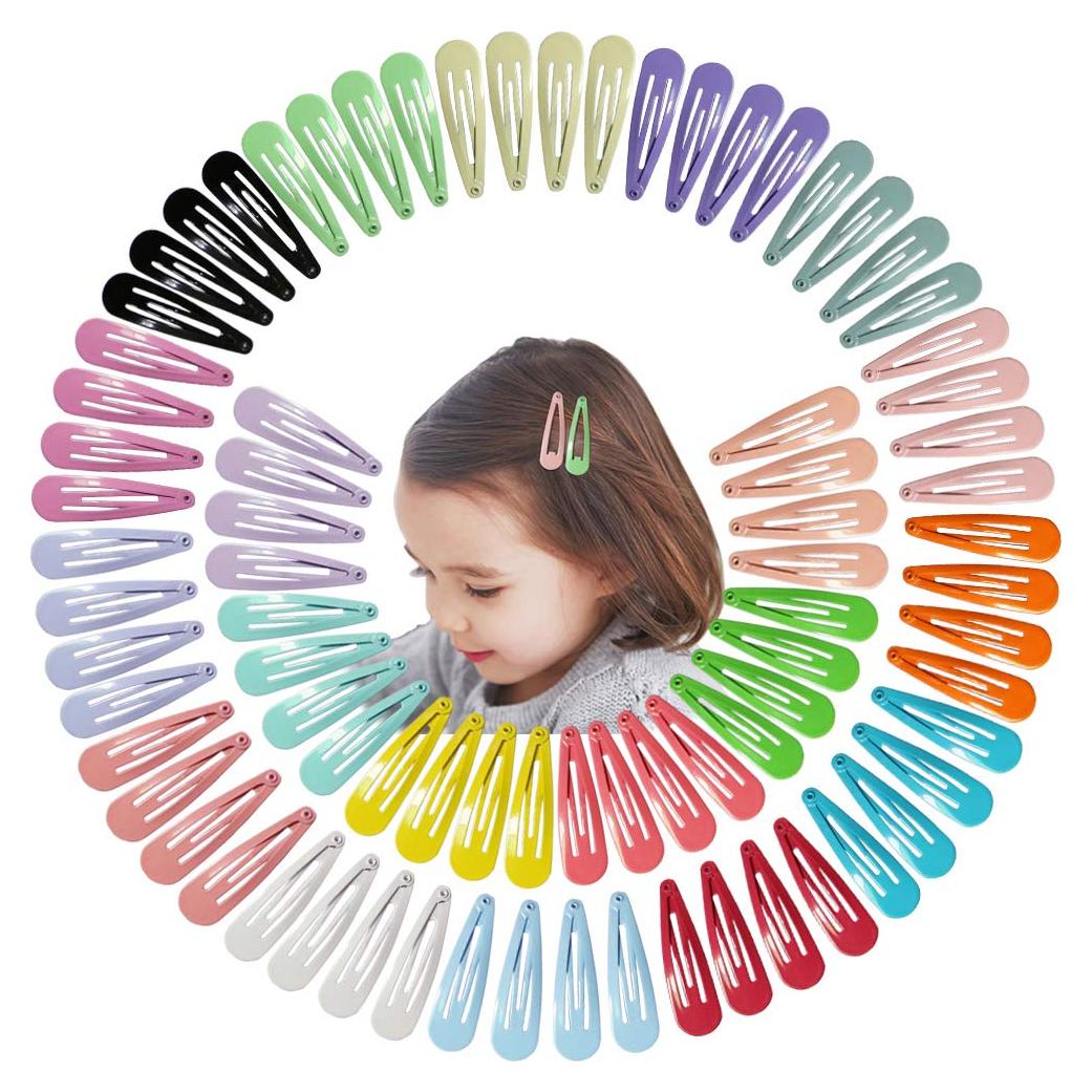 80 Clips para el Cabello JIARON Metal 5.08 cm 20 Colores