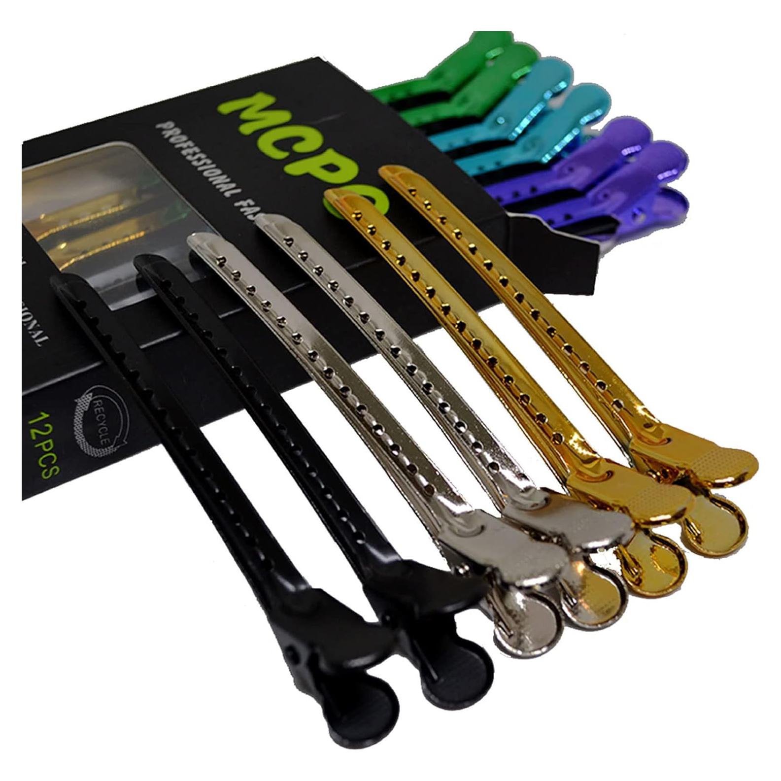 12 Clips de Pelo de Metal KACYDI Multicolor para Estilizar