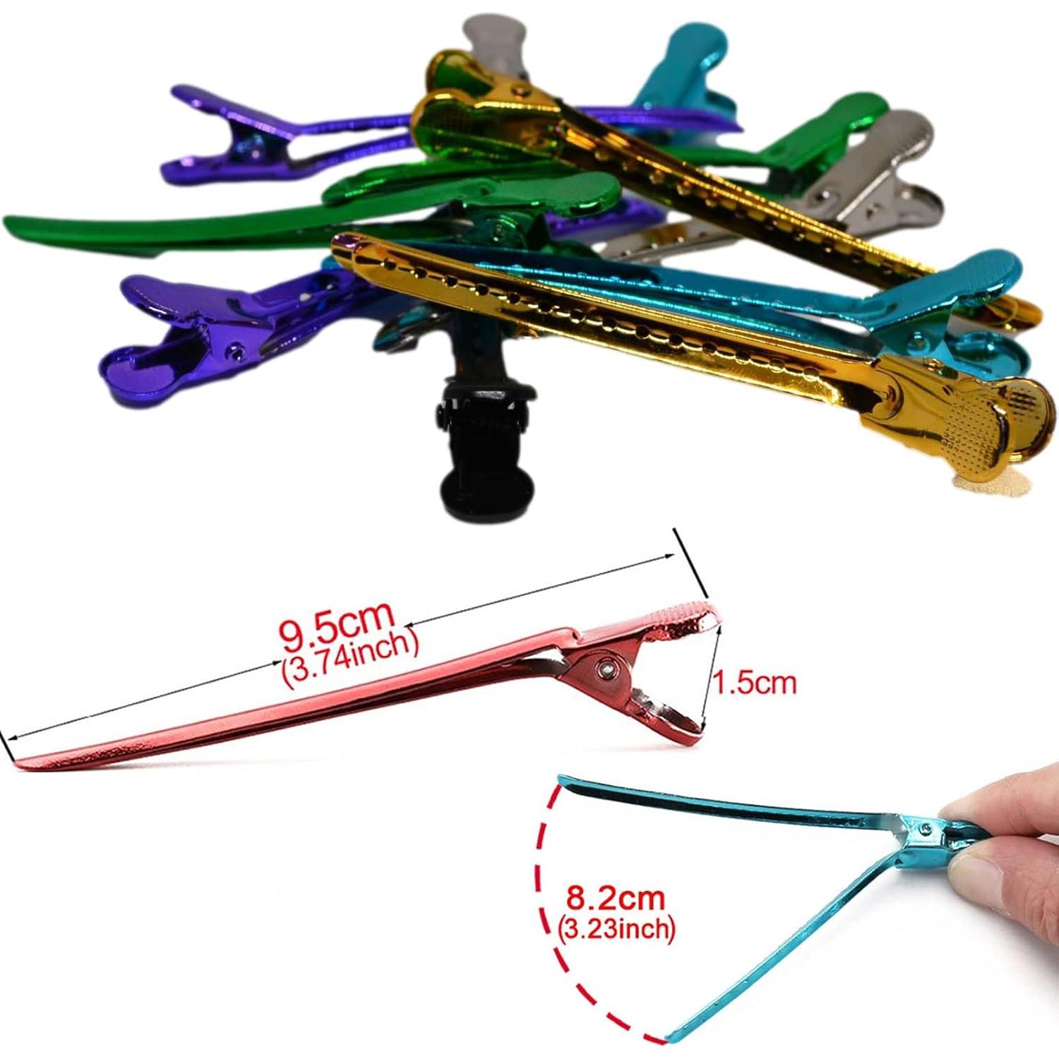 12 Clips de Pelo de Metal KACYDI Multicolor para Estilizar