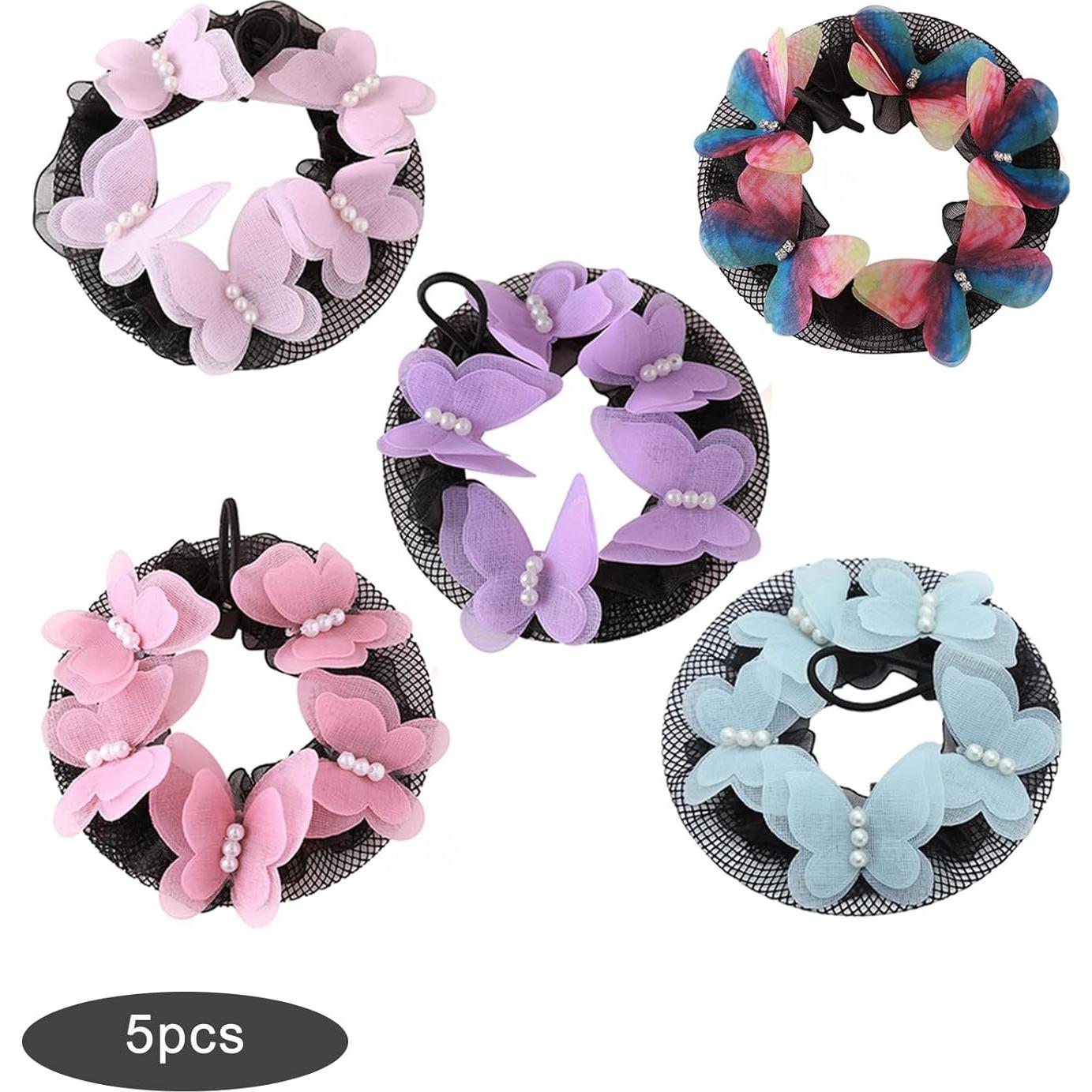 5 Redes Elásticas para Coletas Fishpride con Mariposas 8.5cm