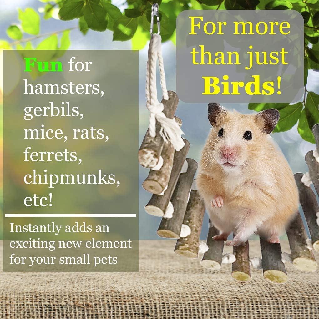 Puente de Escalera de Madera SunGrow para Gecko 35.6 x 7.6 cm