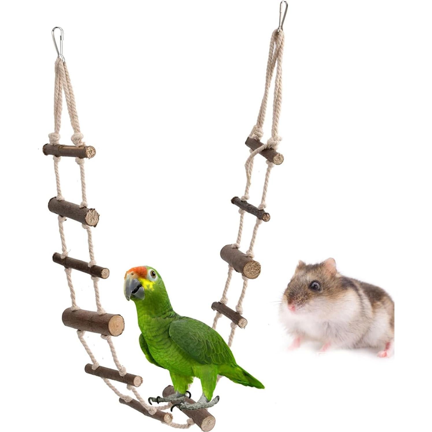 Escalera de Madera para Mascotas KooingTech 100cm Ajustable