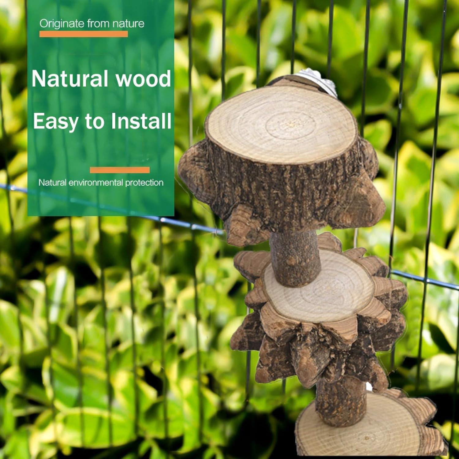 Percha de Madera para Pájaro Luonfels 4 Pasos 24 cm