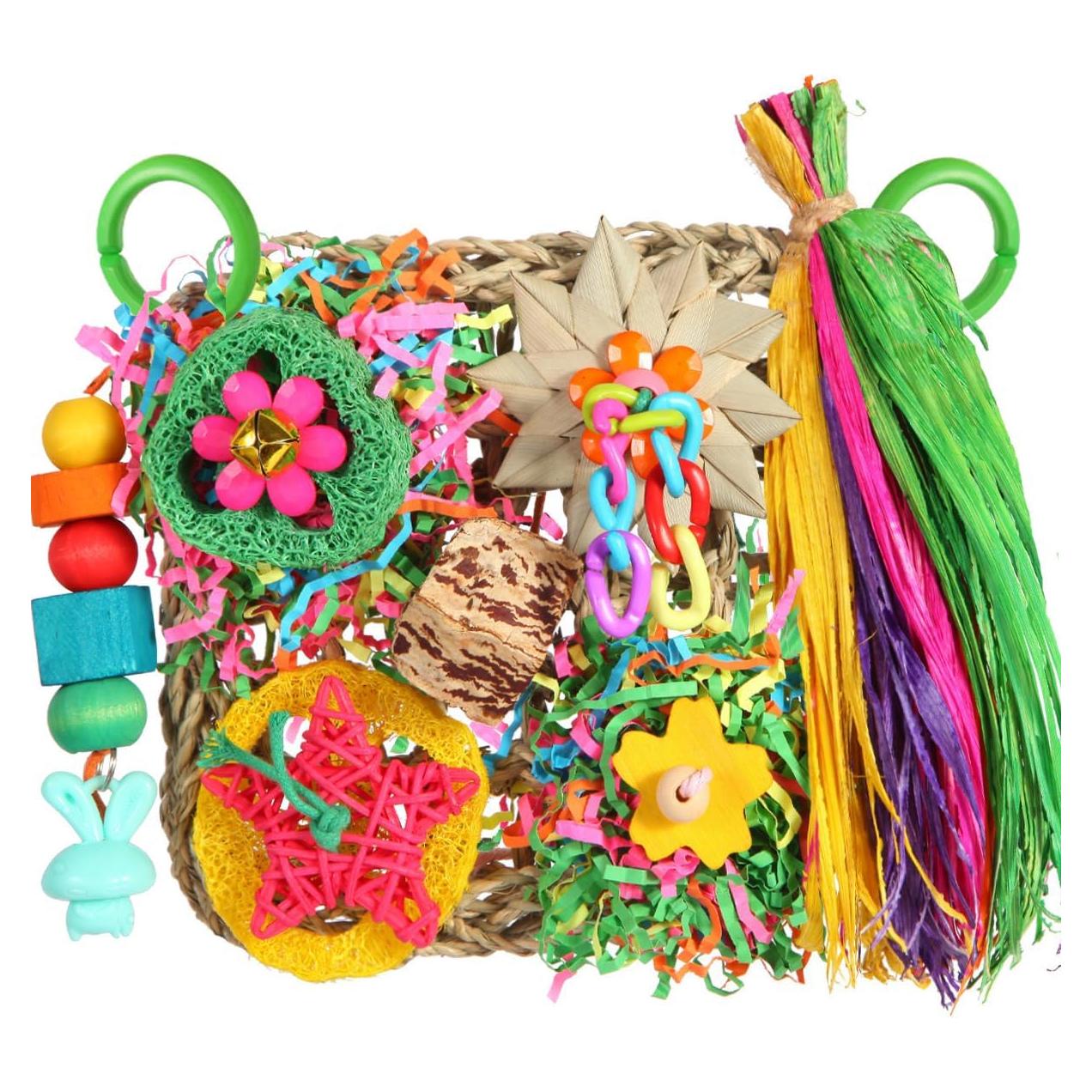 Juguete para Aves YIXUND Parque de Forrajeo Sol Caliente