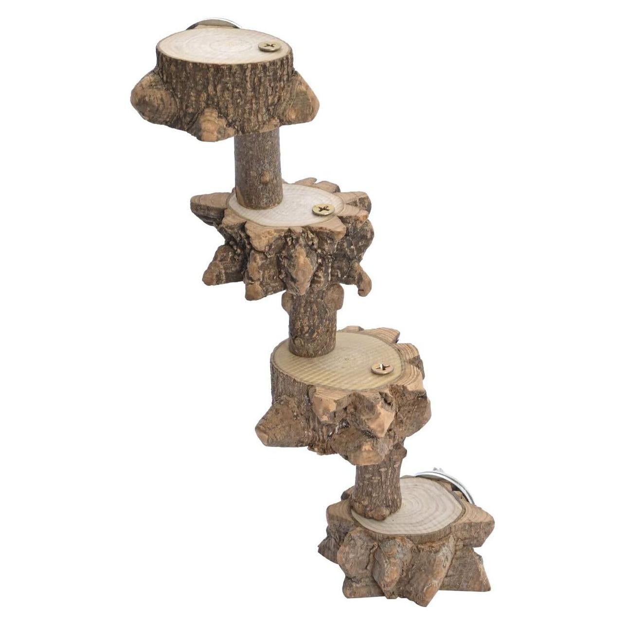 Plataforma de Percha para Aves Luonfels 24 cm Madera Natural