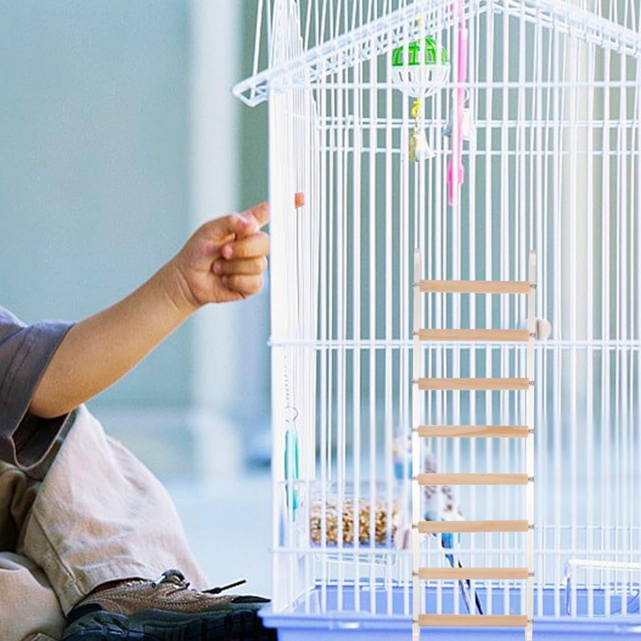 Escalera de Acrílico NOLITOY para Perros y Pájaros 8 Capas