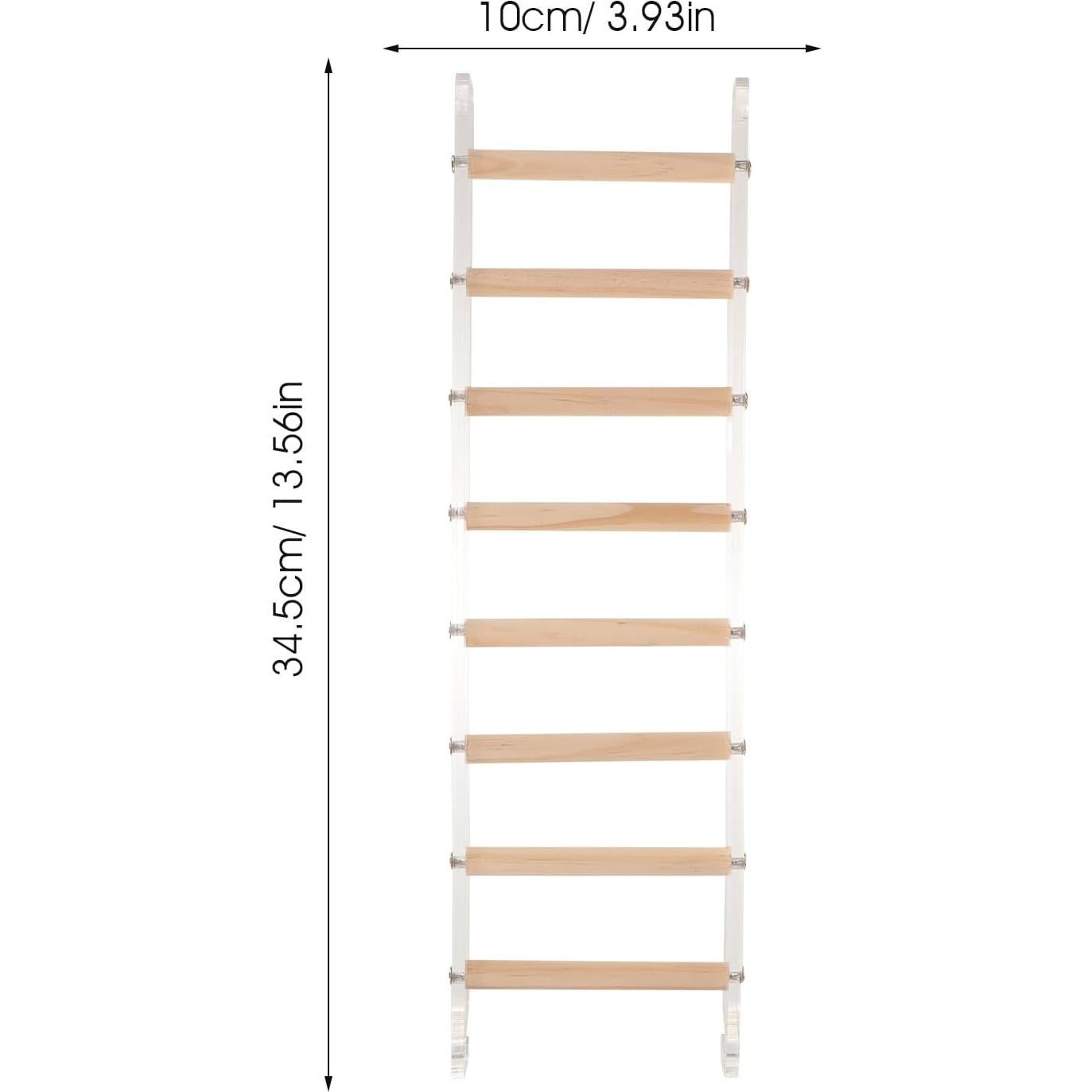 Escalera de Acrílico NOLITOY para Perros y Pájaros 8 Capas