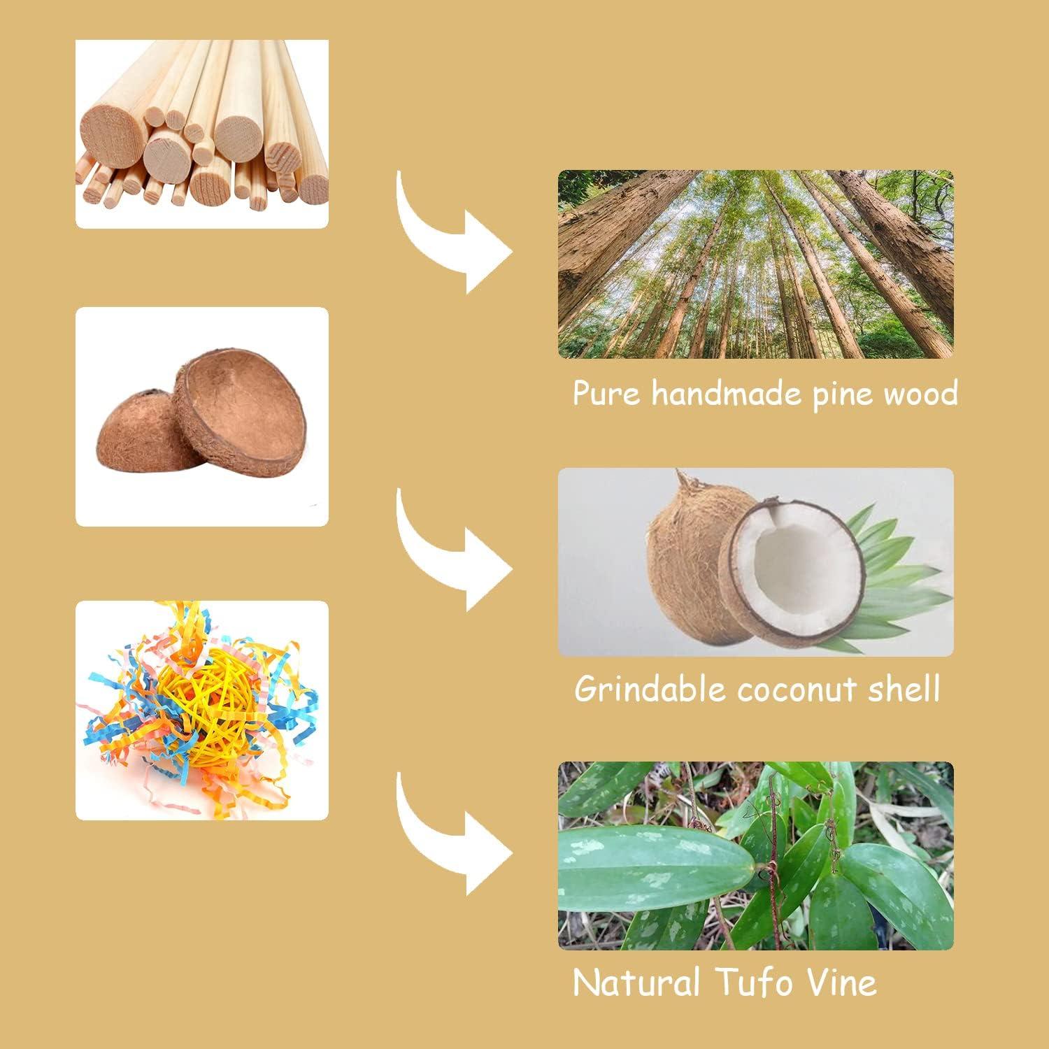 Juguete para Aves Dbeans Flourithing con Campana y Comedero