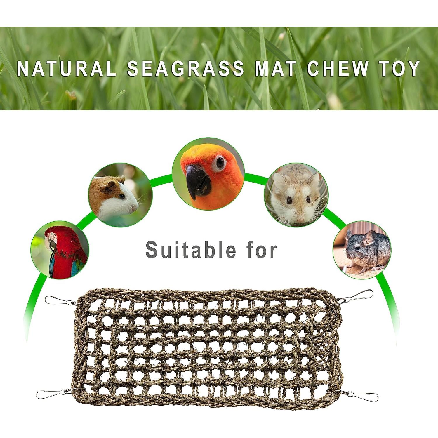 Mat de Juncos SIMENA para Pájaros - Hamaca Tejida a Mano