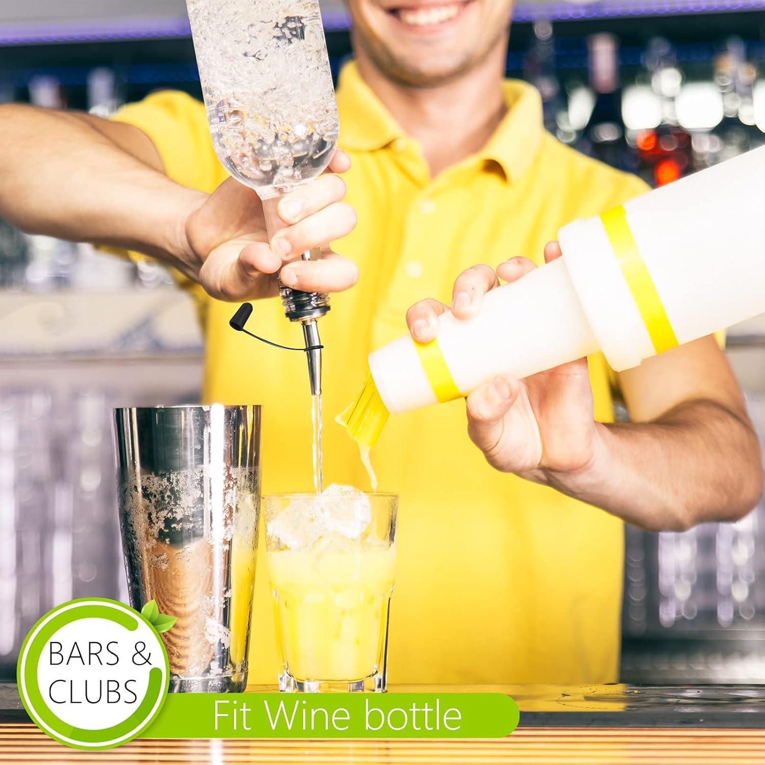 Zopeal 100 Tapas de Válvula Negras con Asa para Botellas