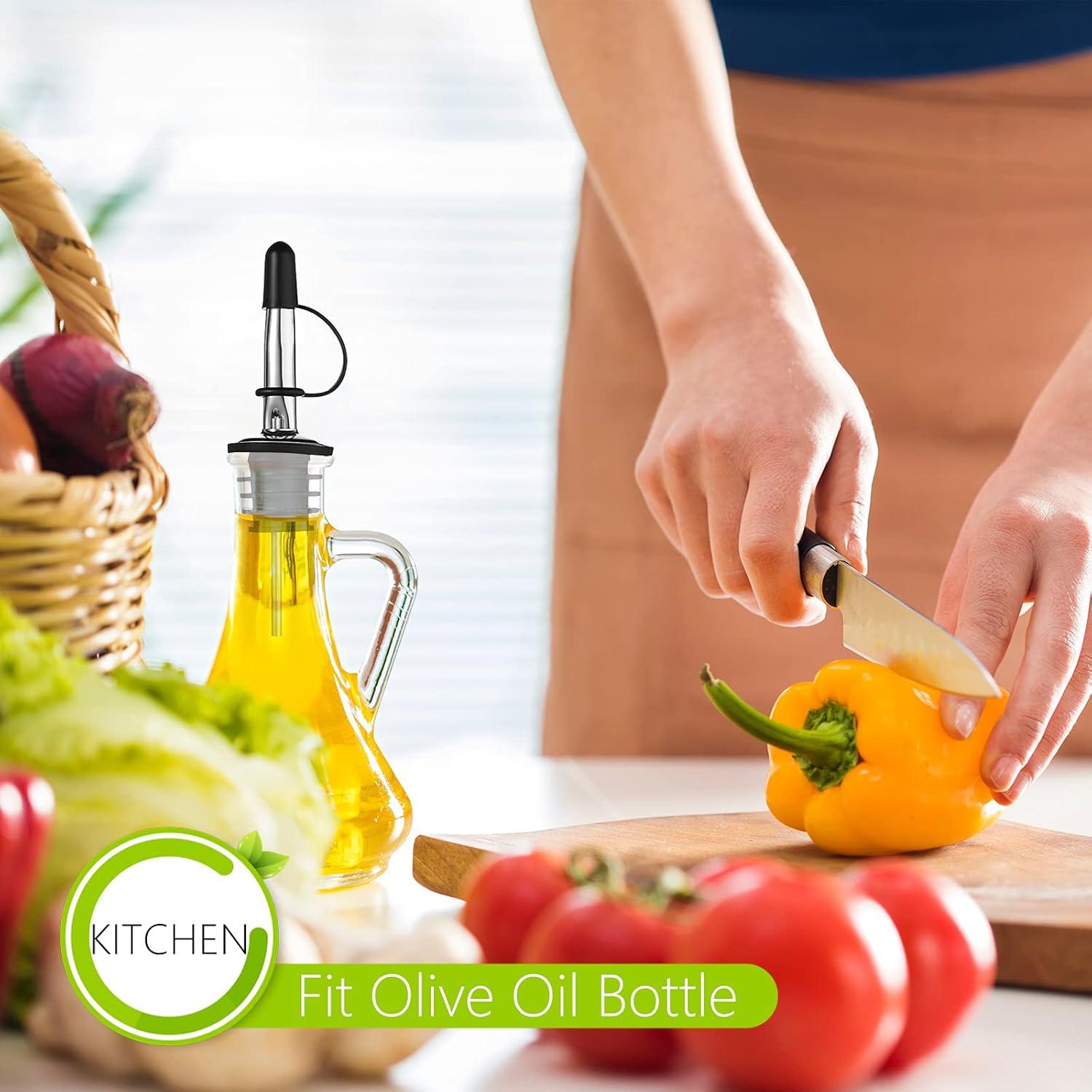 Zopeal 100 Tapas de Válvula Negras con Asa para Botellas