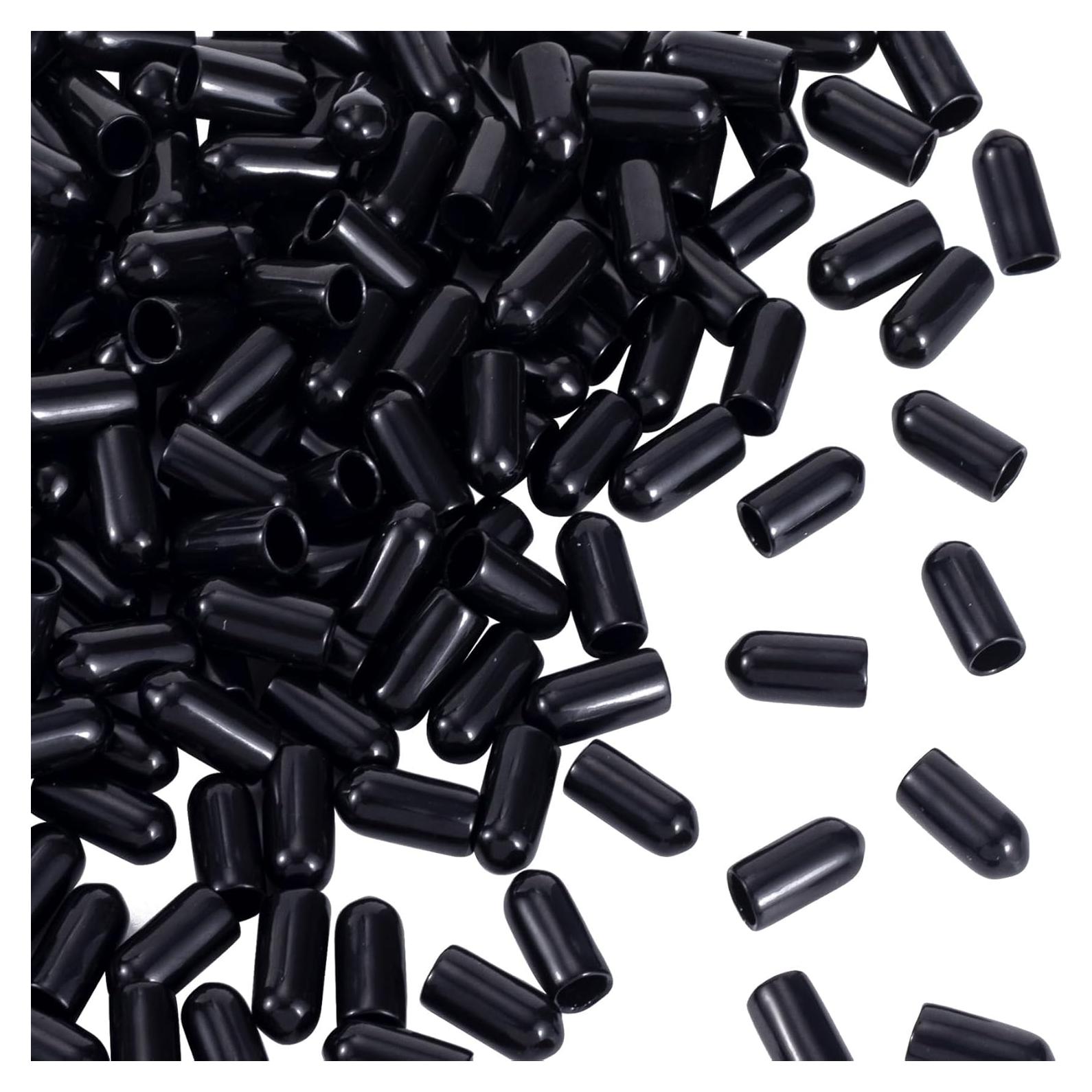 Cubiertas de Botellas de Licor OIIKI 50 Piezas Caucho Negro