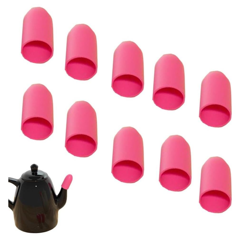 Paquete de 10 Cubiertas de Silicona para Pico de Tetera NentMent