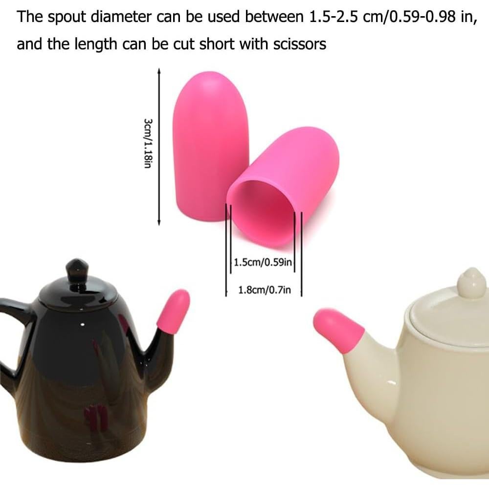 Paquete de 10 Cubiertas de Silicona para Pico de Tetera NentMent