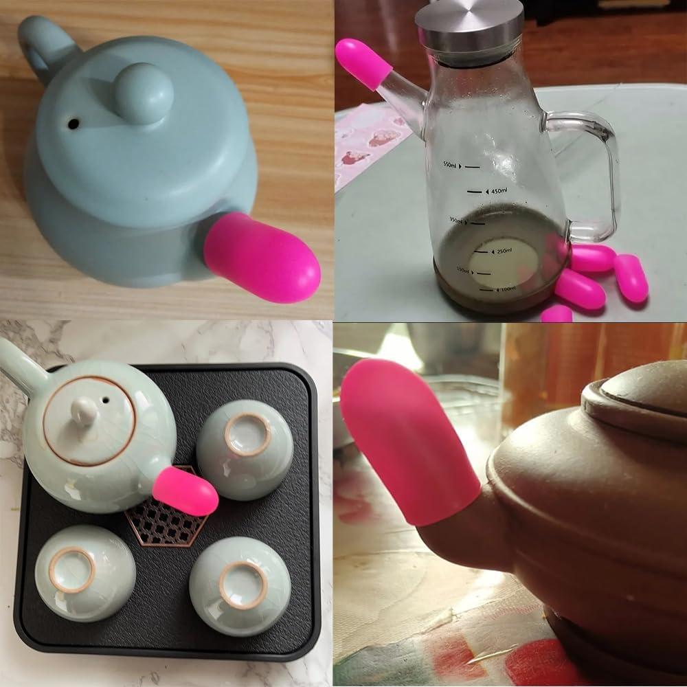 Paquete de 10 Cubiertas de Silicona para Pico de Tetera NentMent