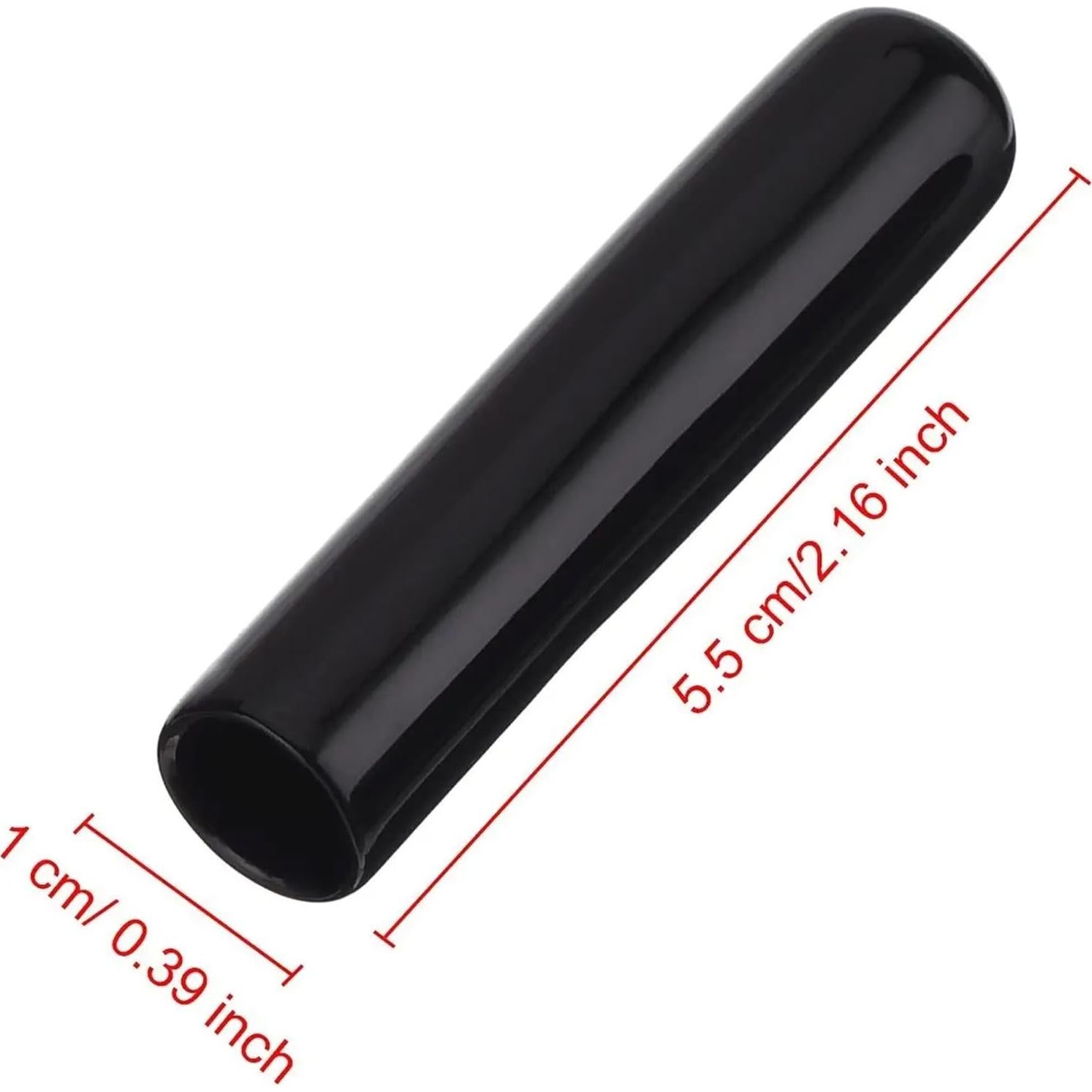 100 Tapas de Goma Negra para Botellas de Licor Lounsweer