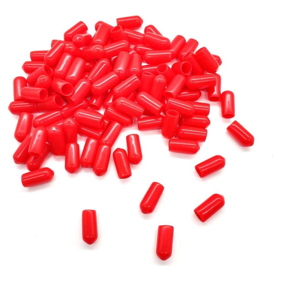 200 Cubiertas de Goma para Vertedores de Licor - Rojo