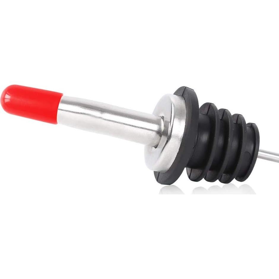 200 Cubiertas de Goma para Vertedores de Licor - Rojo