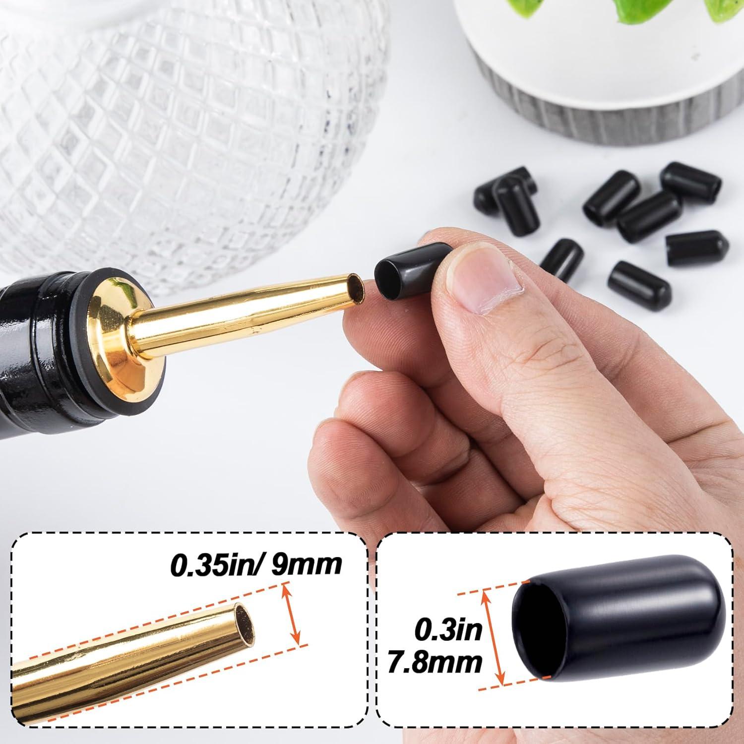 OIIKI 150 Tapas de Pitorro de Goma para Botellas de Licor