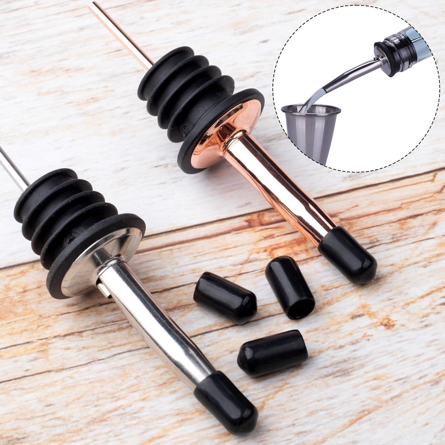 OIIKI 150 Tapas de Pitorro de Goma para Botellas de Licor