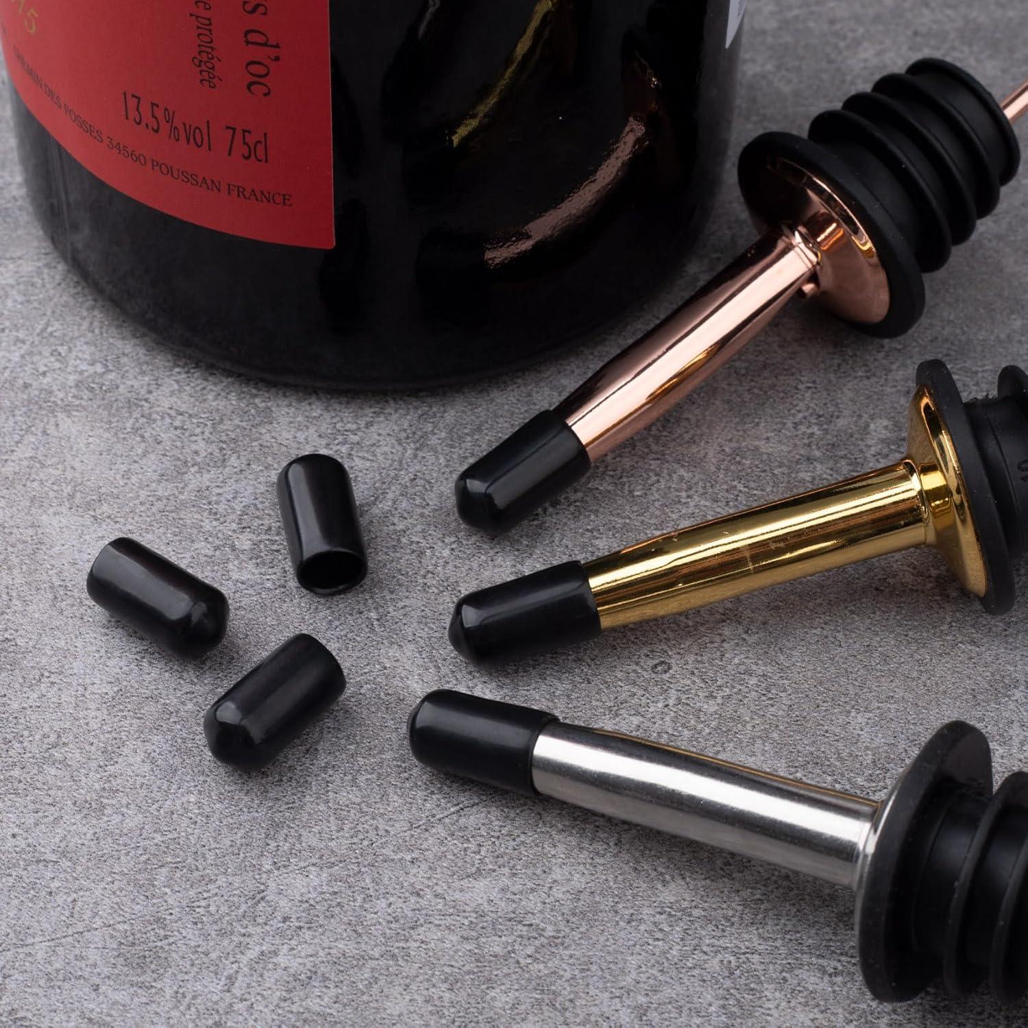 OIIKI 150 Tapas de Pitorro de Goma para Botellas de Licor