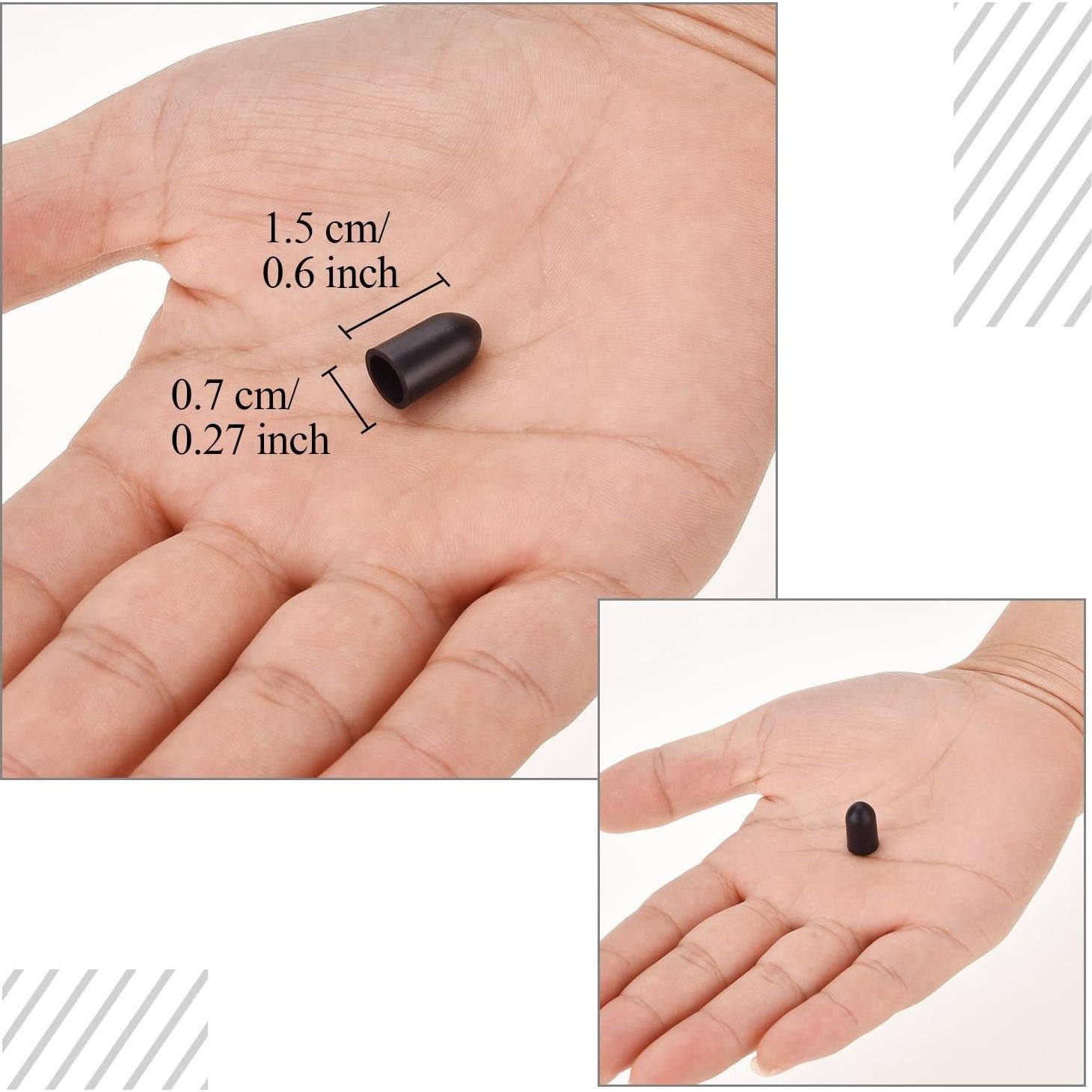 eBoot 150 Tapas de Vertido de Goma para Botellas de Licor