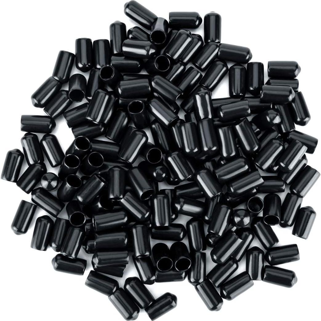 Paquete de 150 Cubiertas de Vertido OIIKI - Goma Negra