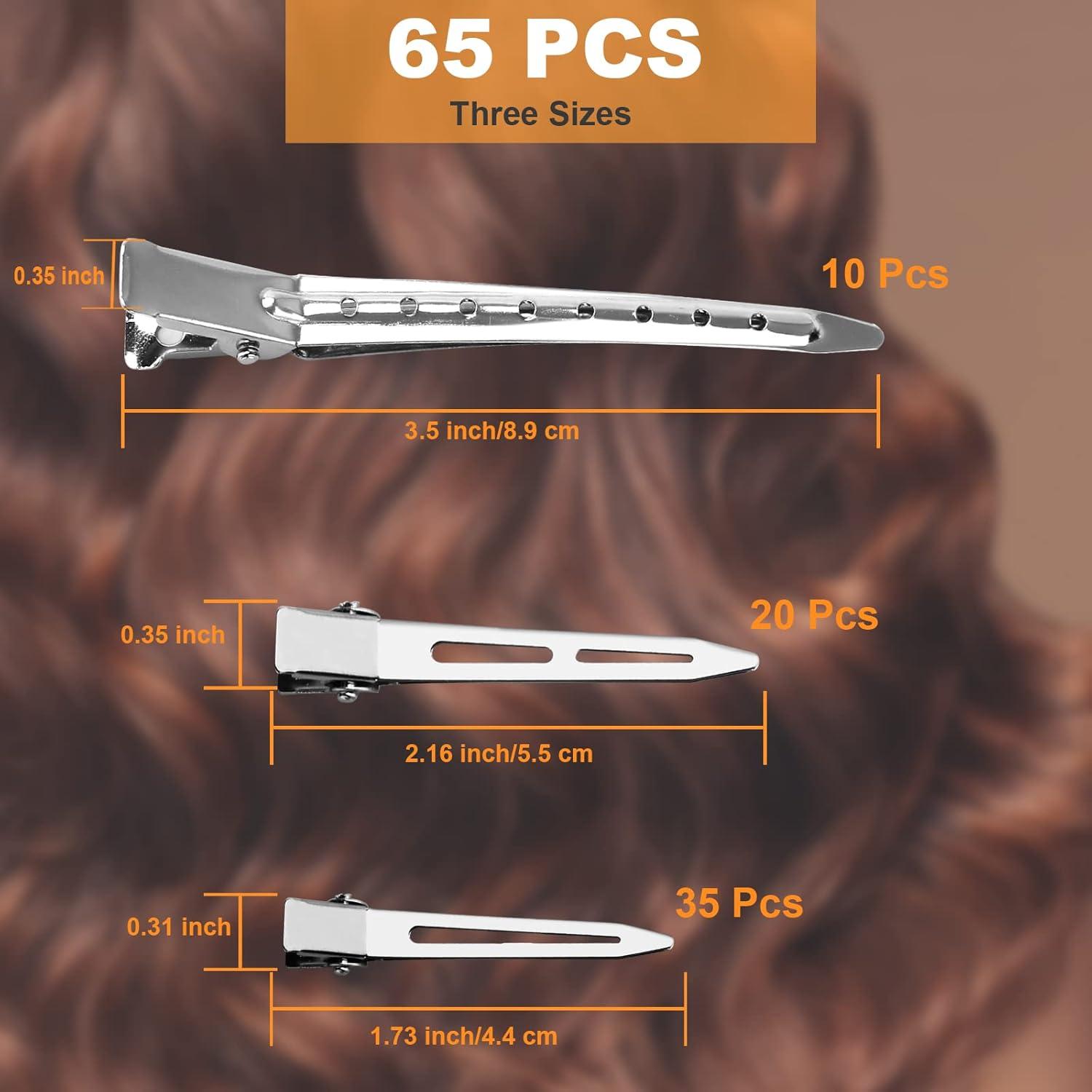 65 Clips para el Cabello con Pico de Pato PHSZZ - 3 Tamaños